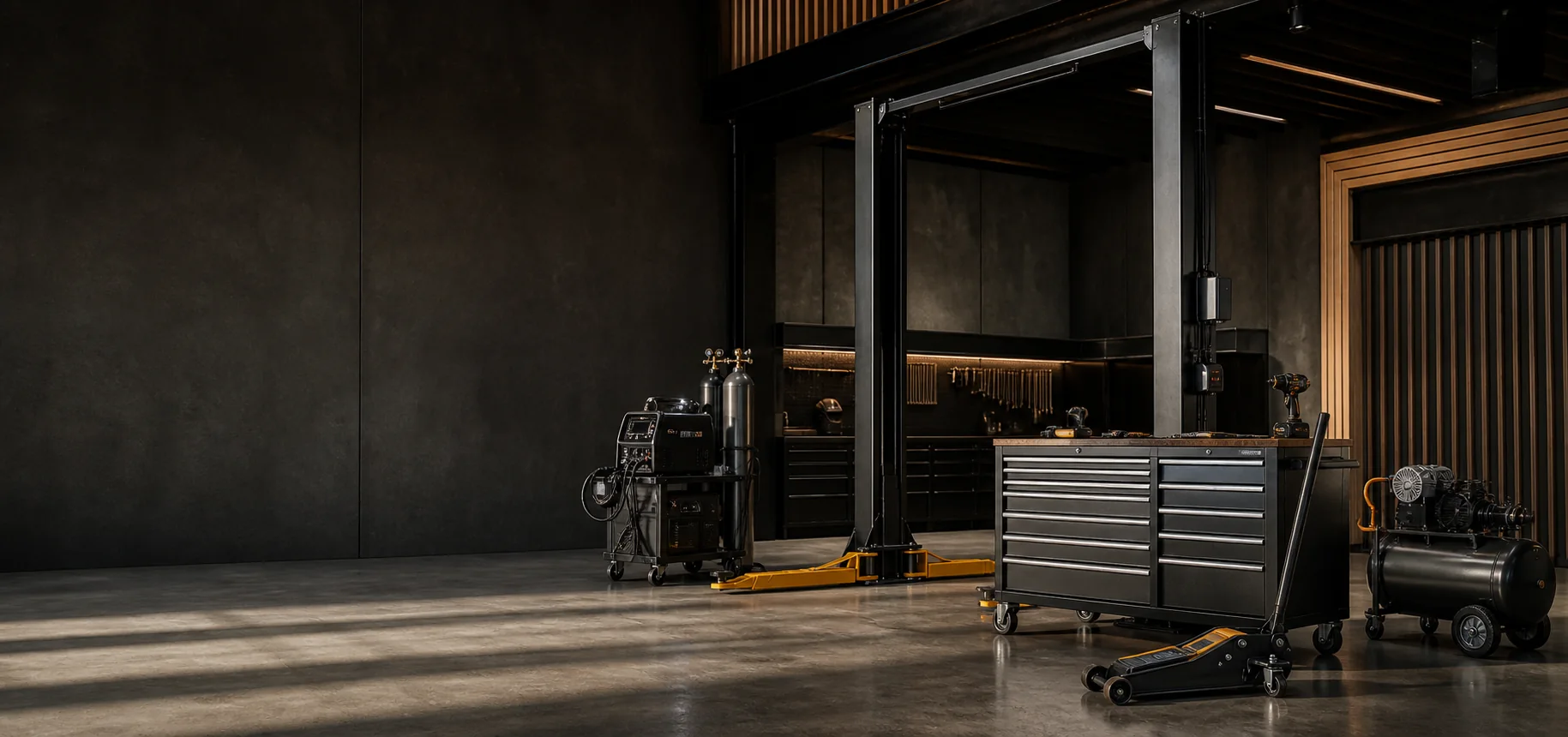 Professional automotive and fabrication workshop equipment