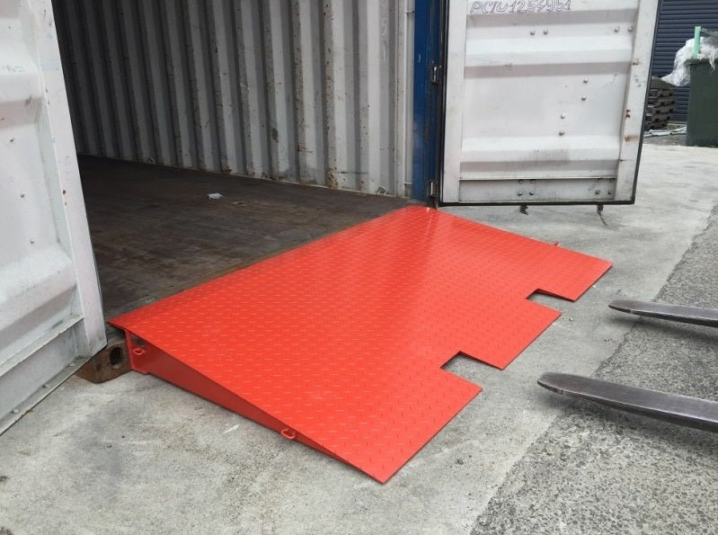 18,000 LB Sea Container Ramp – Forklift & Skid Steer Access view 2