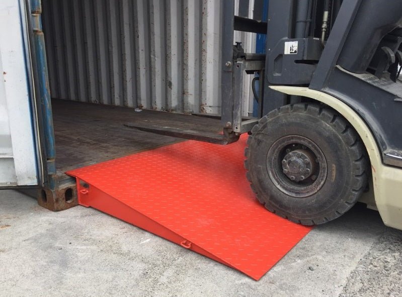 18,000 LB Sea Container Ramp – Forklift & Skid Steer Access view 5