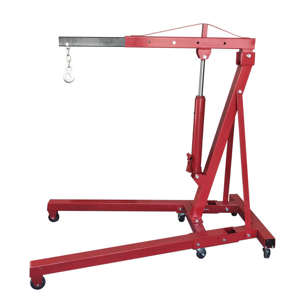 2 TON Engine Motor Hoist Cherry Picker Shop Crane Lift Red view 7