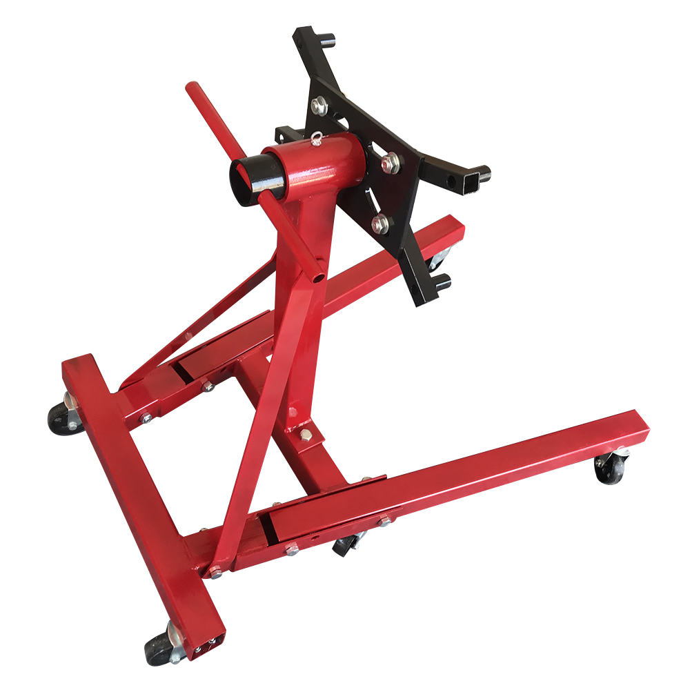 2000 lb Folding Engine Stand with 360° Rotating Mounting Head view 2
