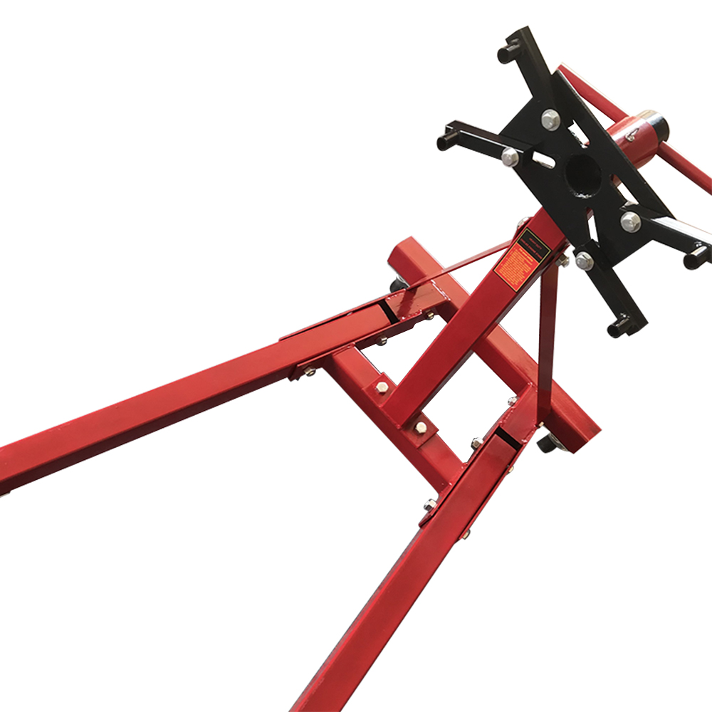 2000 lb Folding Engine Stand with 360° Rotating Mounting Head view 6