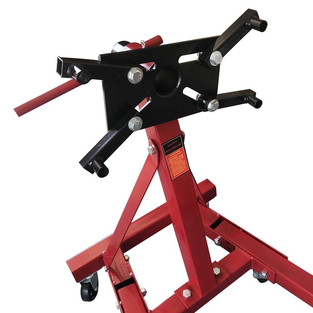 2000 lb Folding Engine Stand with 360° Rotating Mounting Head view 8