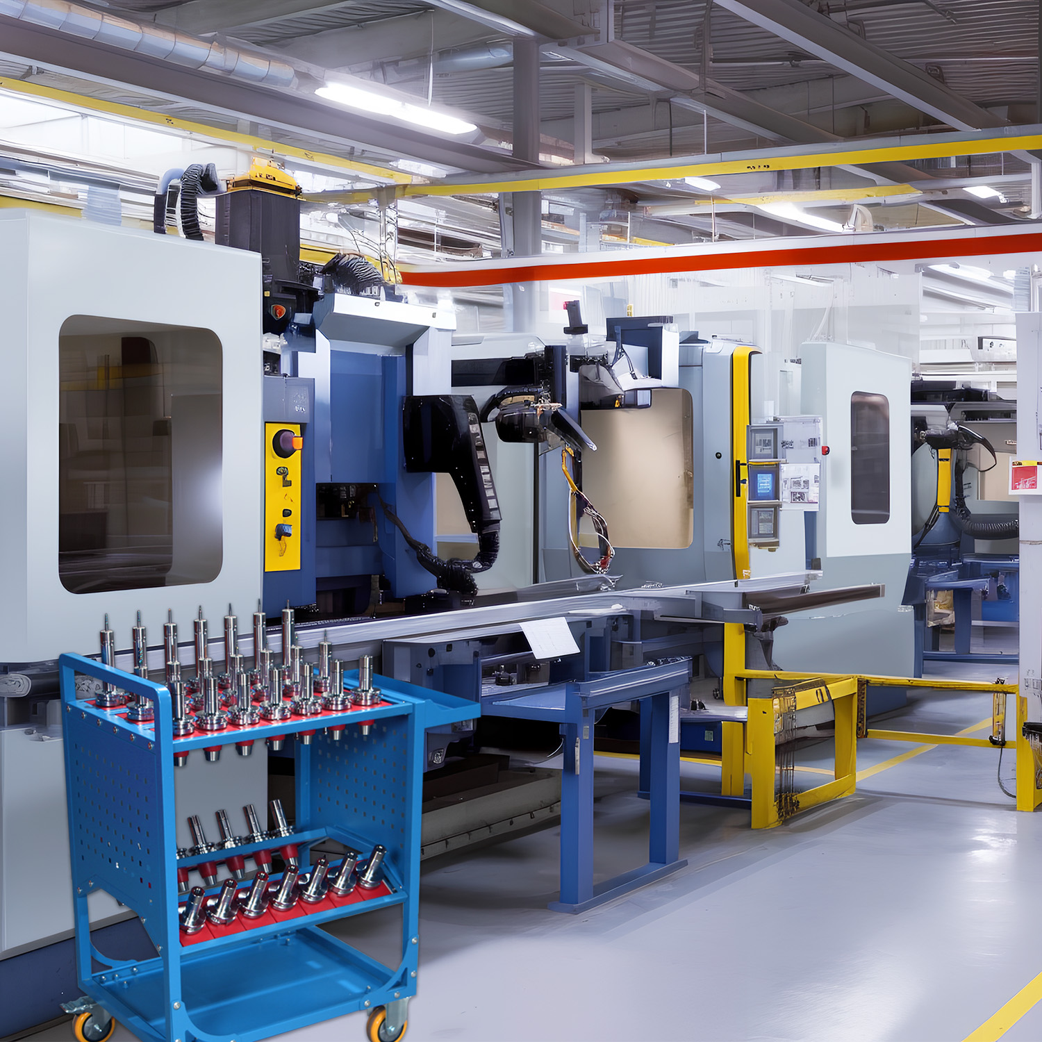 40-Taper CNC Tool Holder Cart view 3