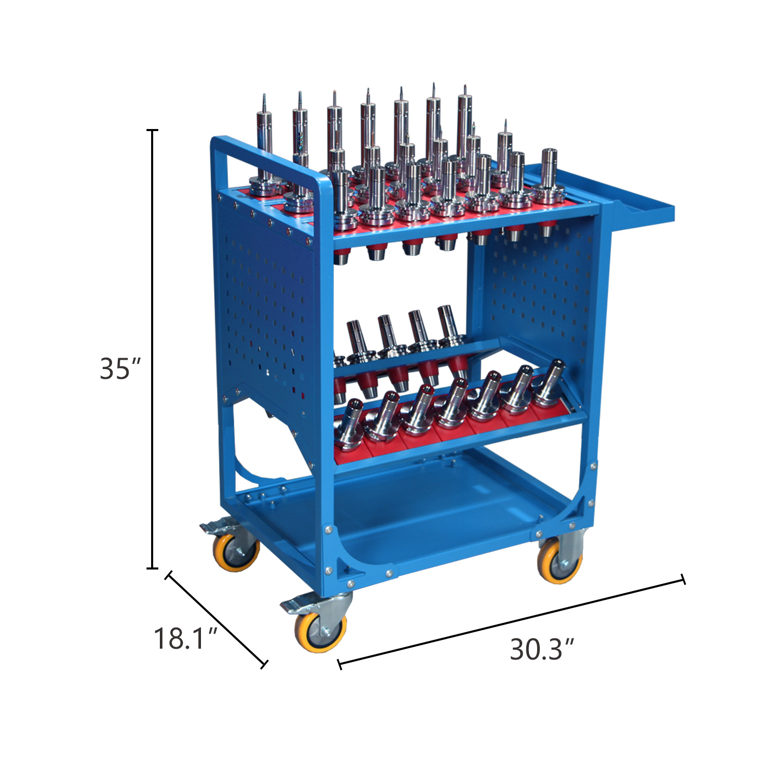 40-Taper CNC Tool Holder Cart view 1