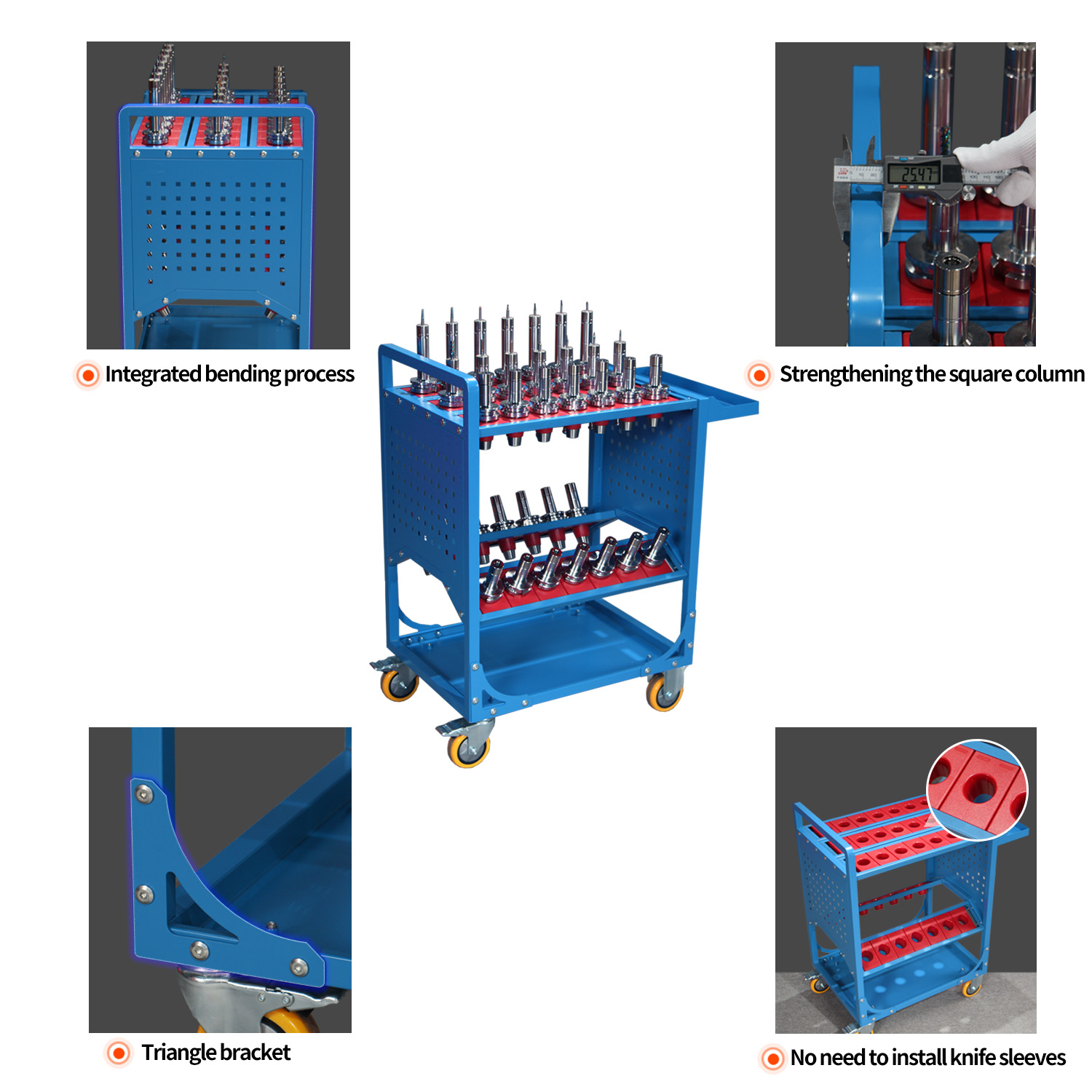 40-Taper CNC Tool Holder Cart view 5