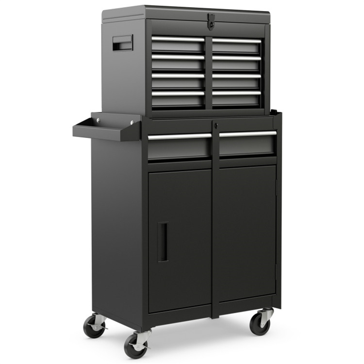 Rolling Tool Chest with 5 Sliding Lockable Drawers view 1