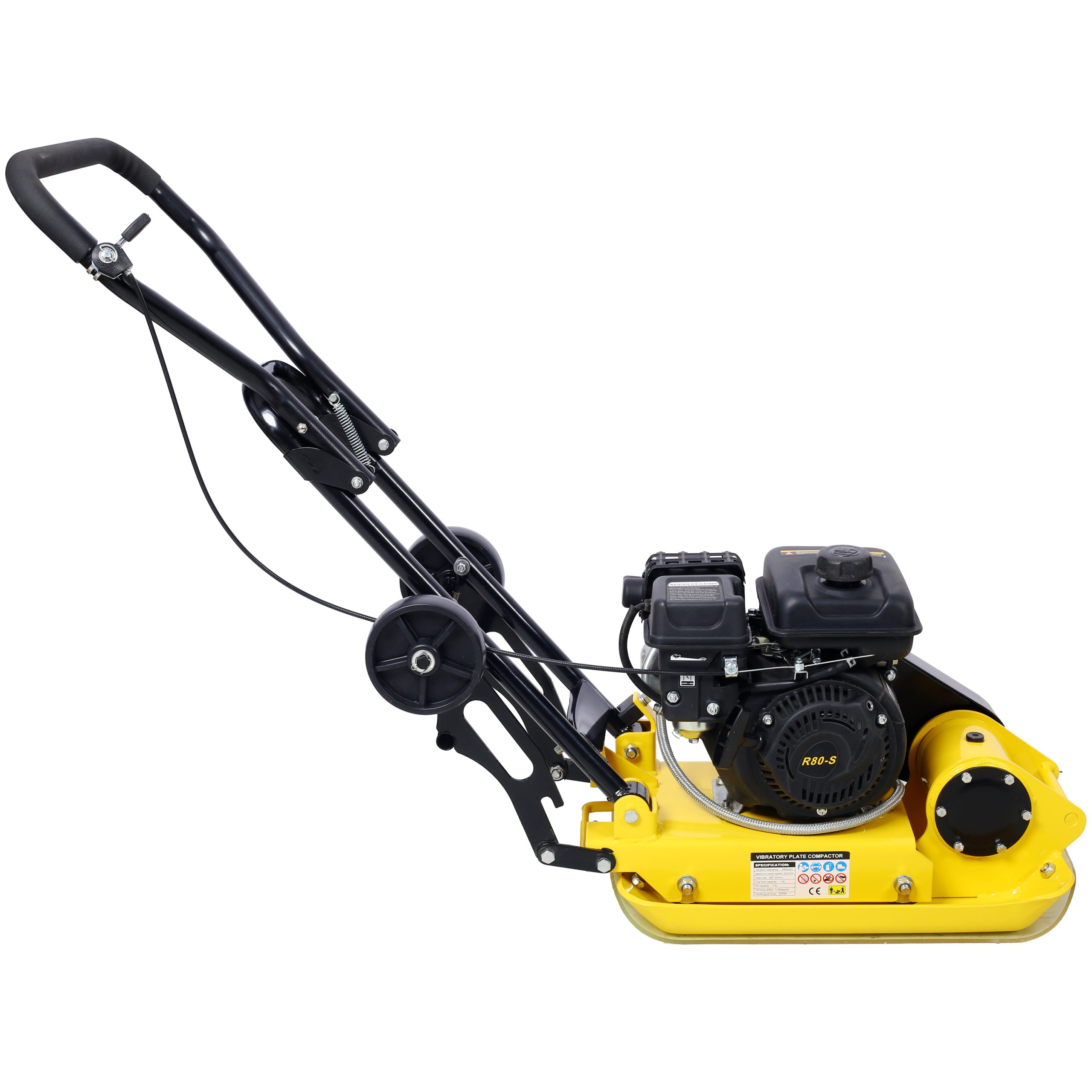 2.5HP Plate Compactor Gas 79.7cc 8200N Force Construction Concrete Tamper Machine Power Paver view 1