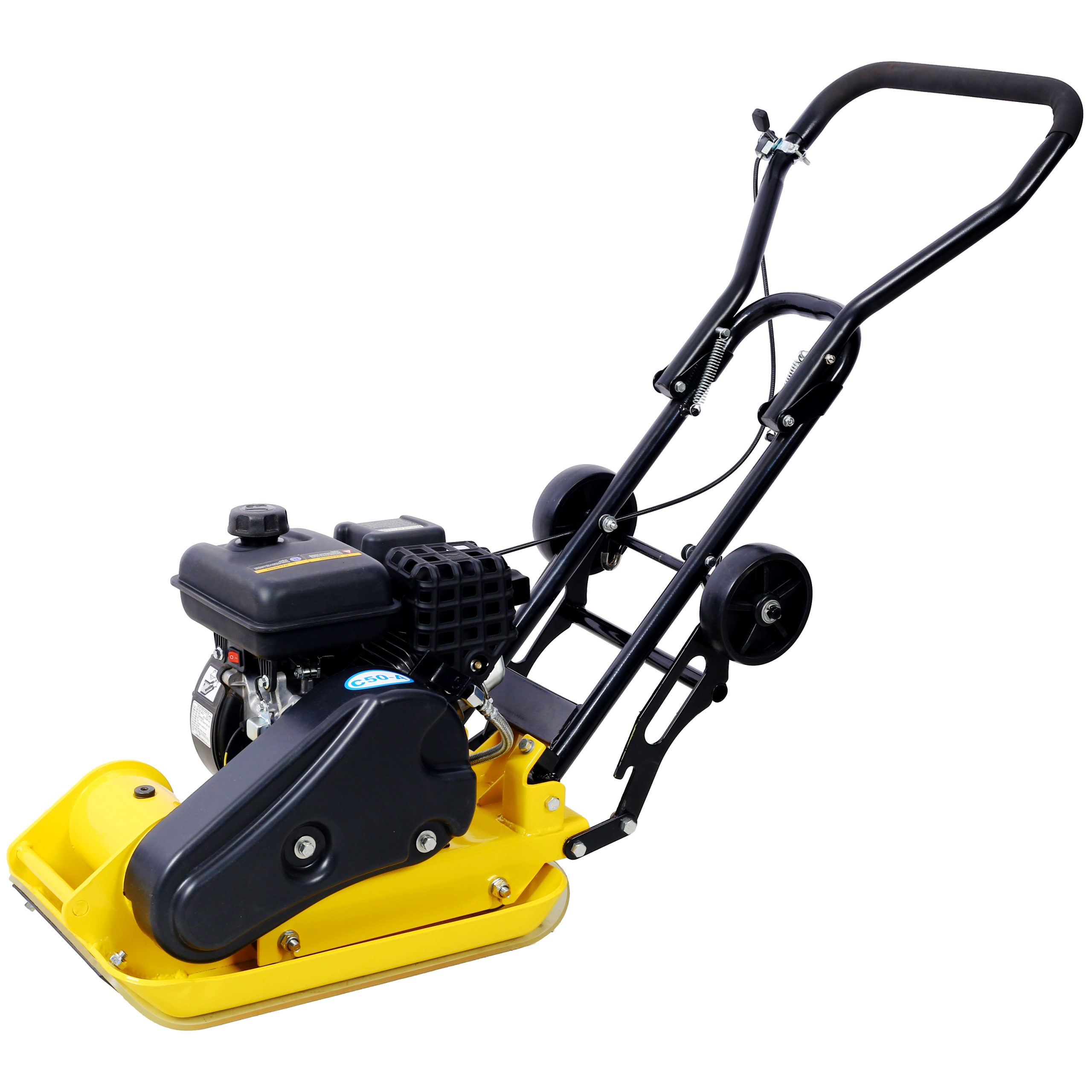 2.5HP Plate Compactor Gas 79.7cc 8200N Force Construction Concrete Tamper Machine Power Paver view 2