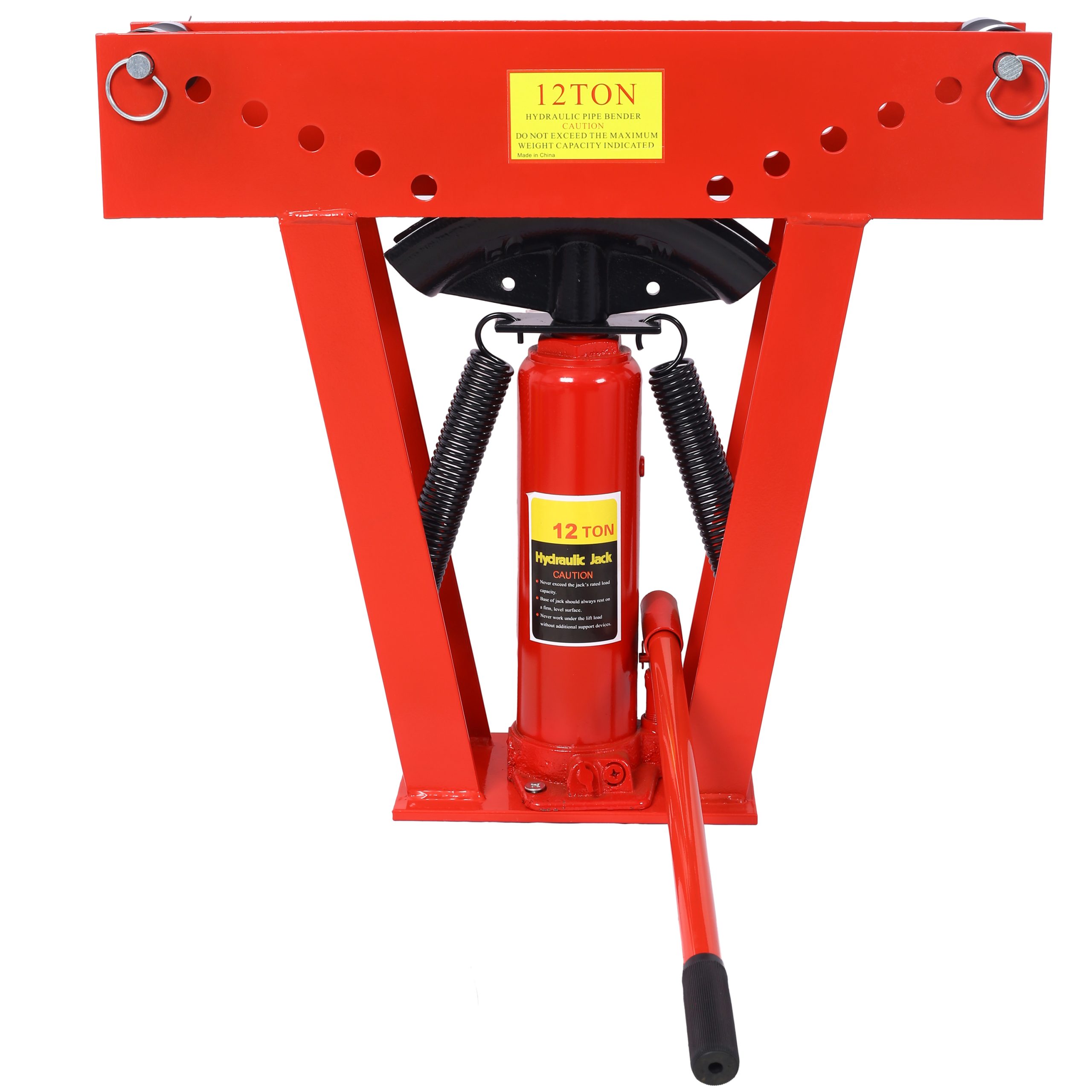 12 Ton Pipe Bender Manual Hydraulic, Piping Bending Exhaust Tube Fabric with 6 Dies view 3