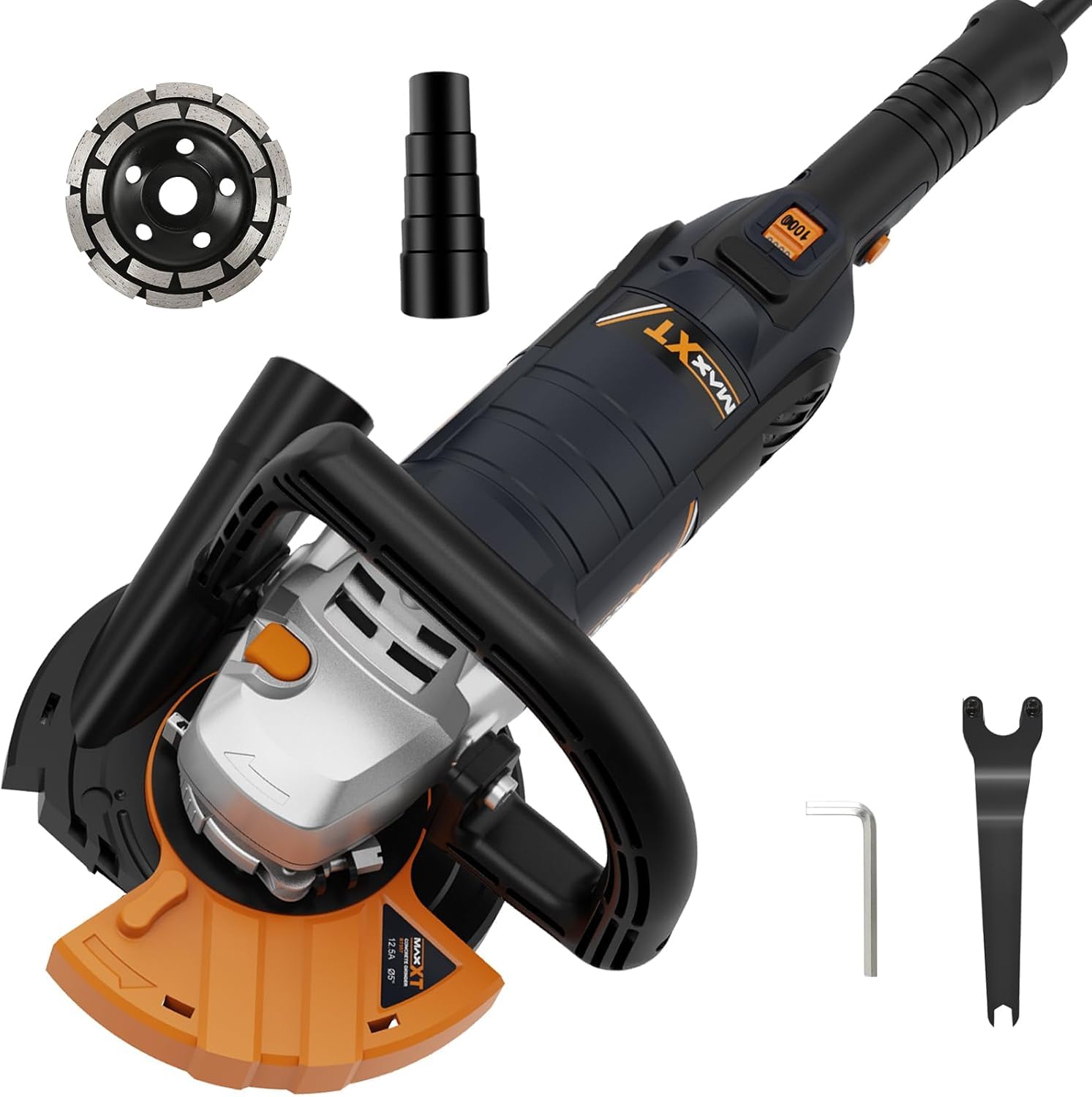 1,500W Variable-Speed Concrete Surfacing Grinder view 2