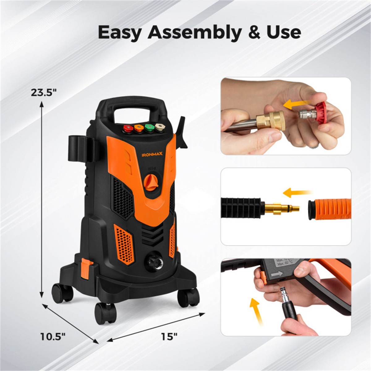 2,300 PSI Electric Pressure Washer view 5