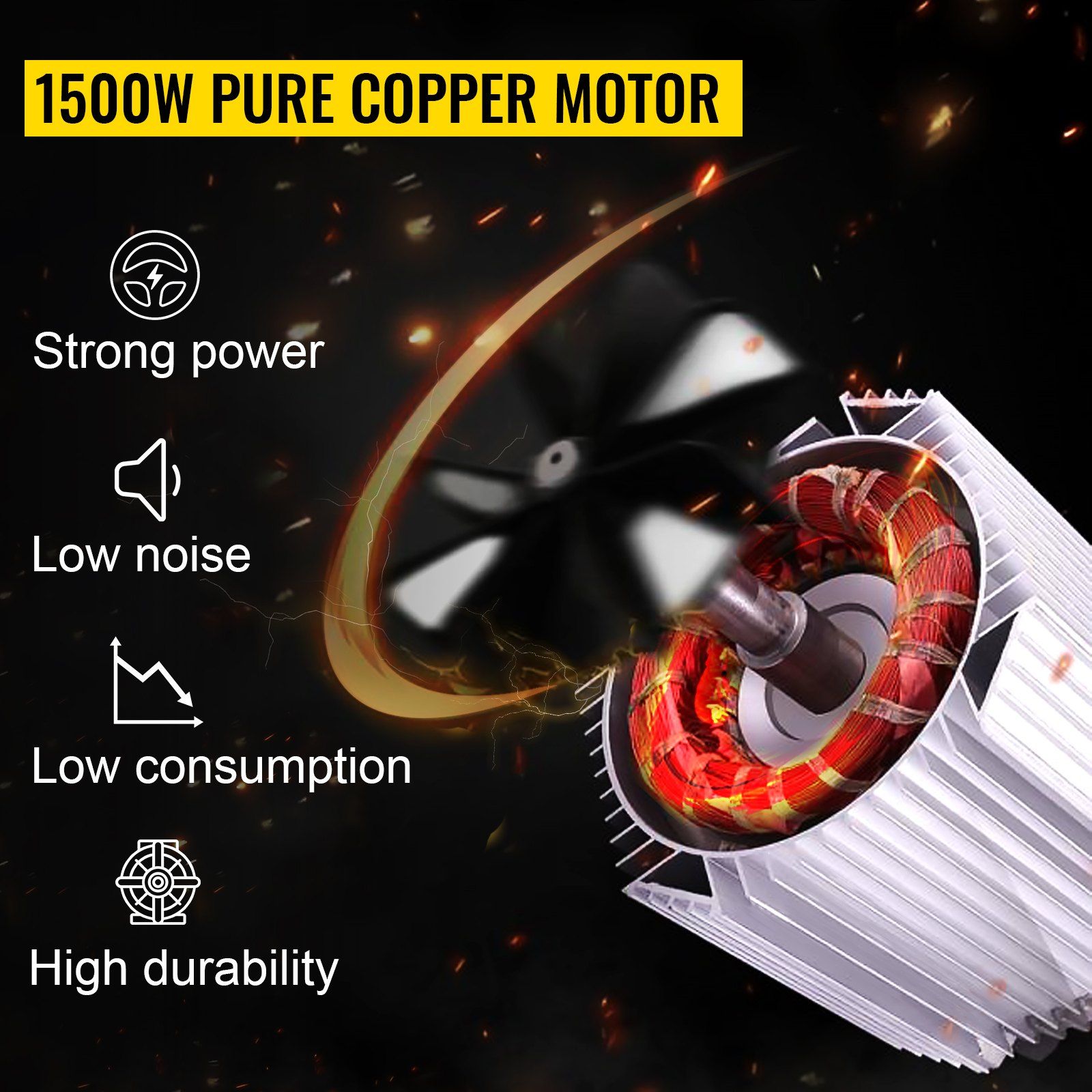 3-in-1 Electric Hoist Winch, 1100lbs Portable Electric Winch, 110V Power Winch Crane view 6