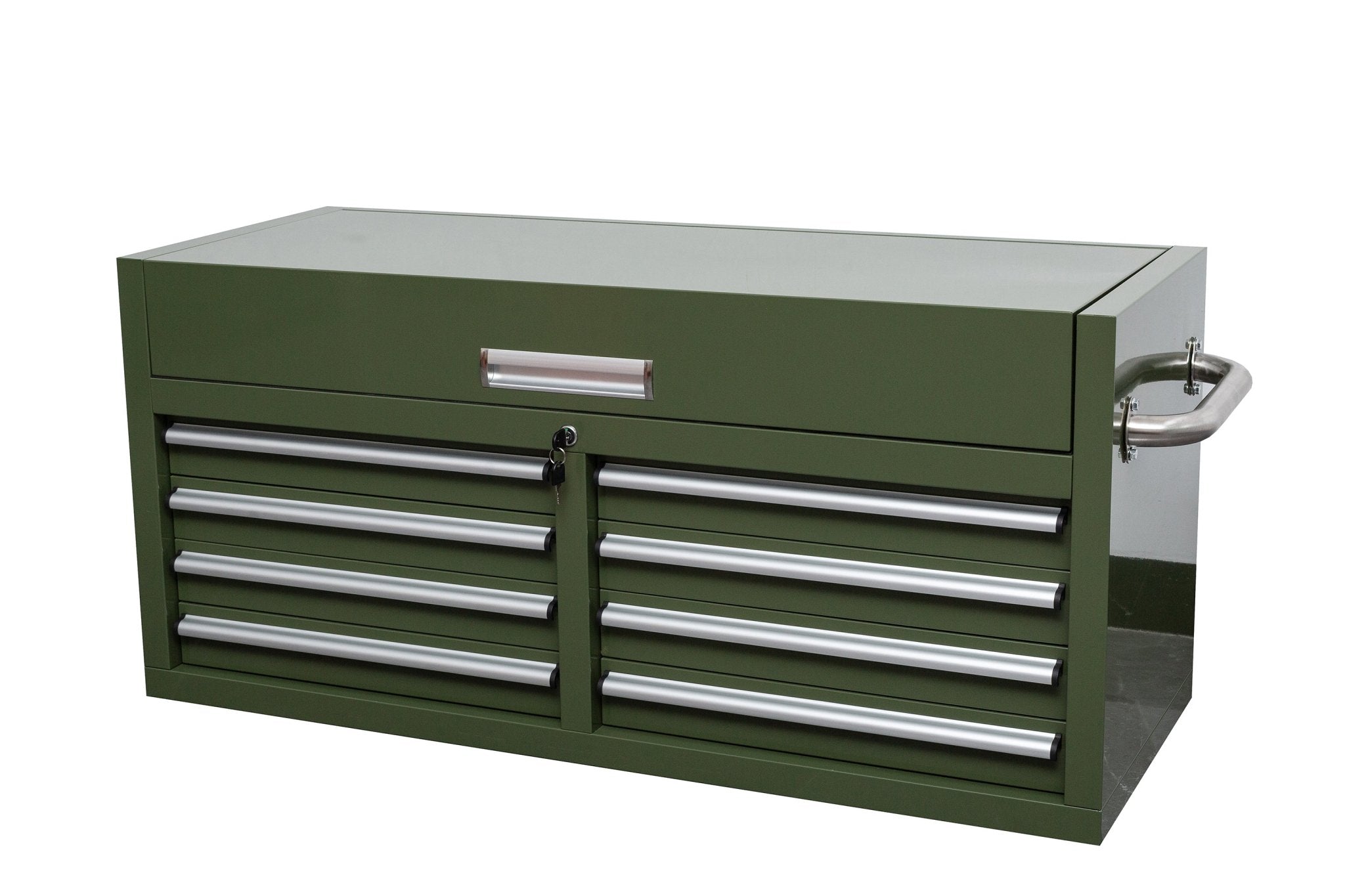 46″ Heavy-Duty 8-Drawer Upper Tool Chest – Steel Workshop Storage Cabinet view 7