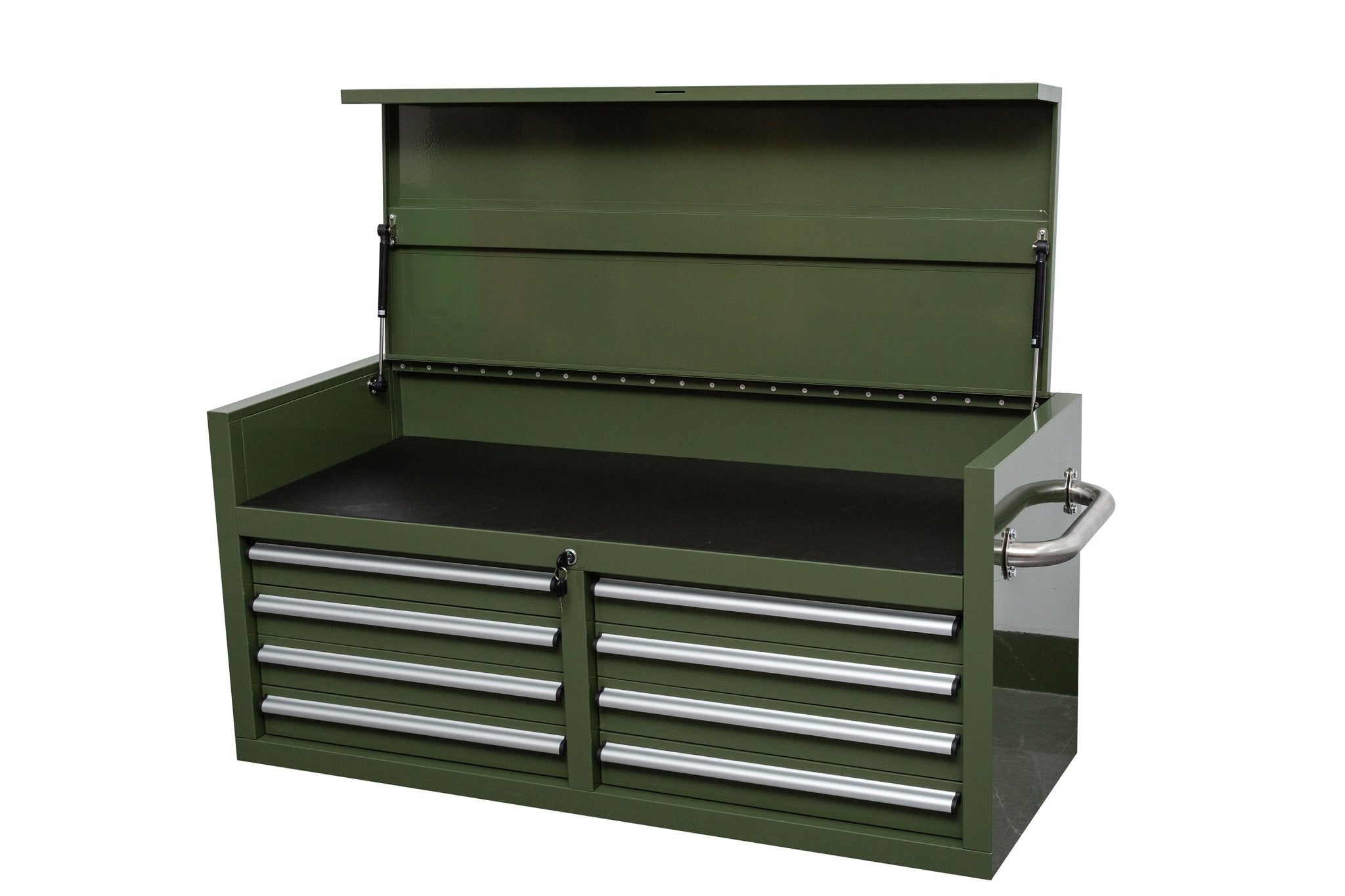 46″ Heavy-Duty 8-Drawer Upper Tool Chest – Steel Workshop Storage Cabinet view 8