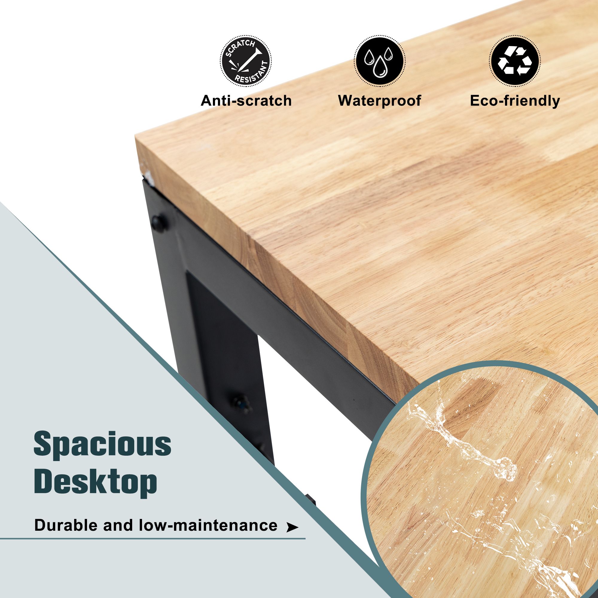 48″ Heavy-Duty Adjustable Workbench for Garage view 5