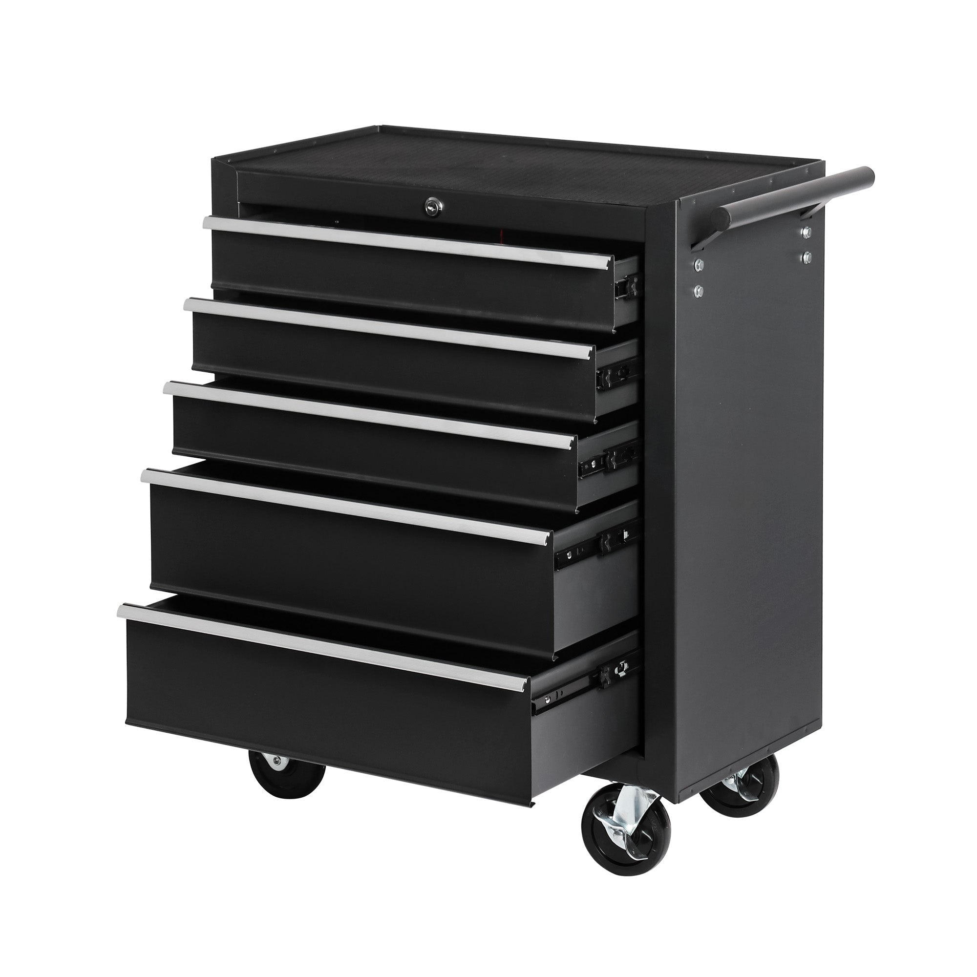 5 Drawer Garage Tool Cabinet Heavy Duty Steel Rolling Storage with Casters 31305 view 1