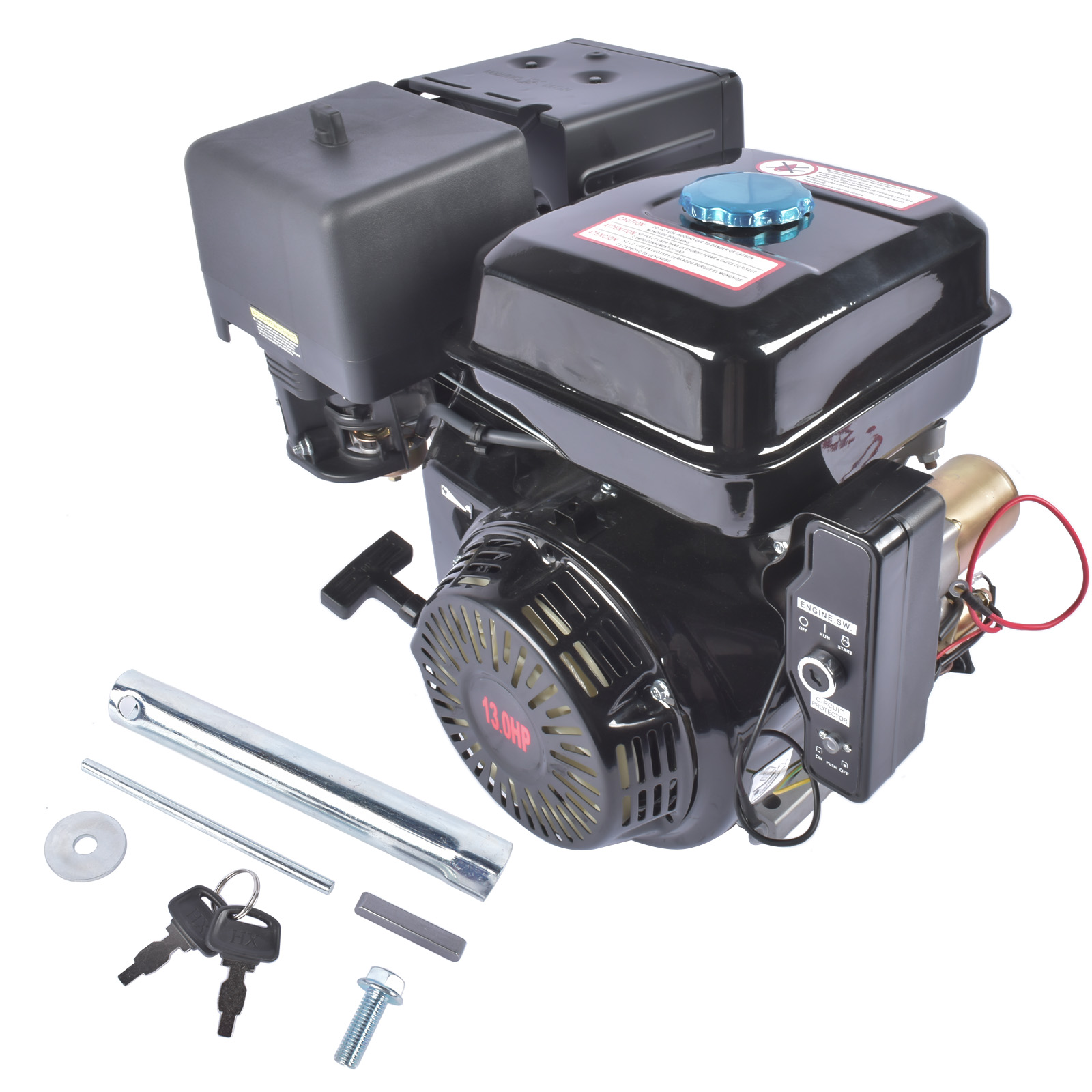 13 HP Electric-Start Horizontal-Shaft Gas Engine view 2