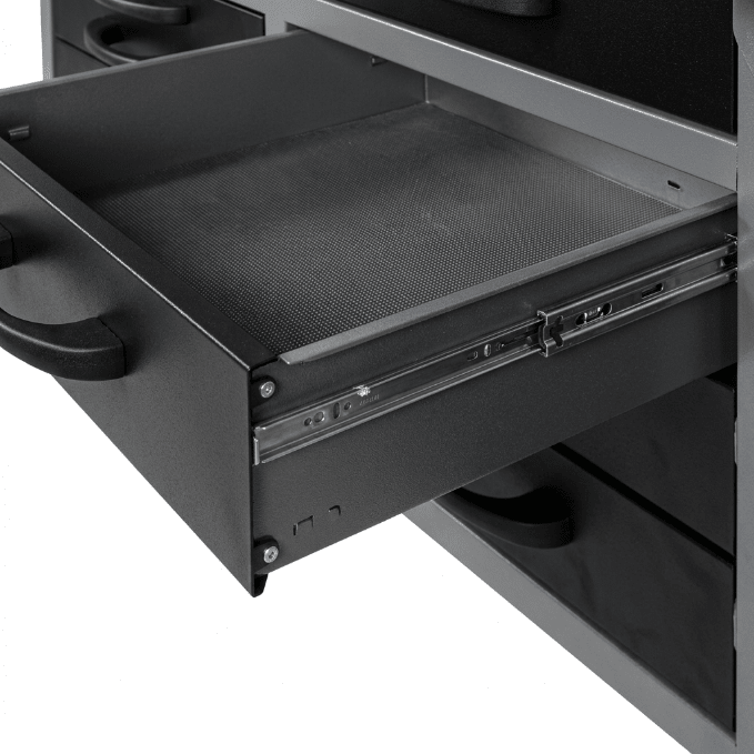 63″ Heavy-Duty Metal Workbench with 15 Drawers | Garage Tool Storage Organizer view 2