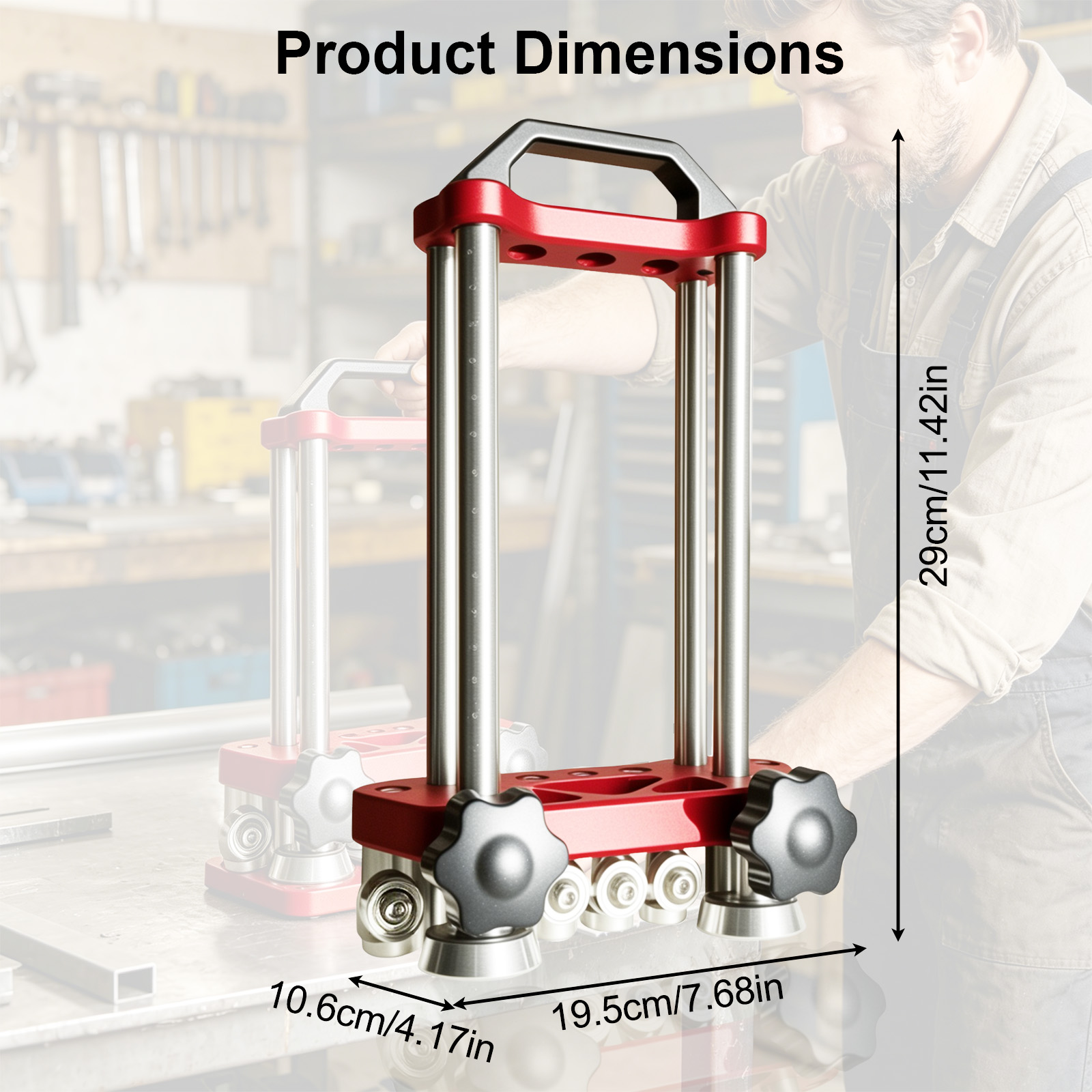 7 in Portable Sheet Metal Roller view 5