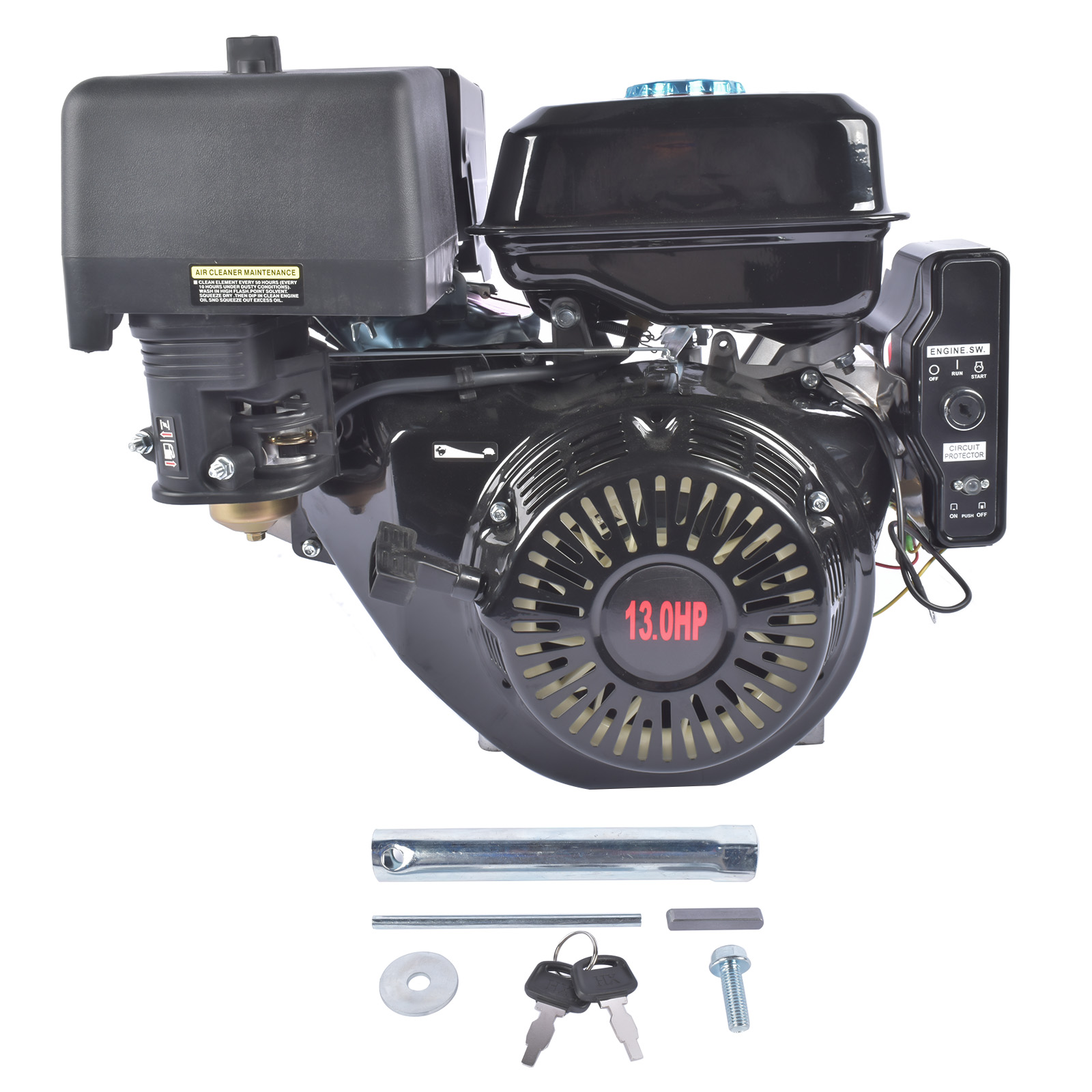 13 HP Electric-Start Horizontal-Shaft Gas Engine view 1