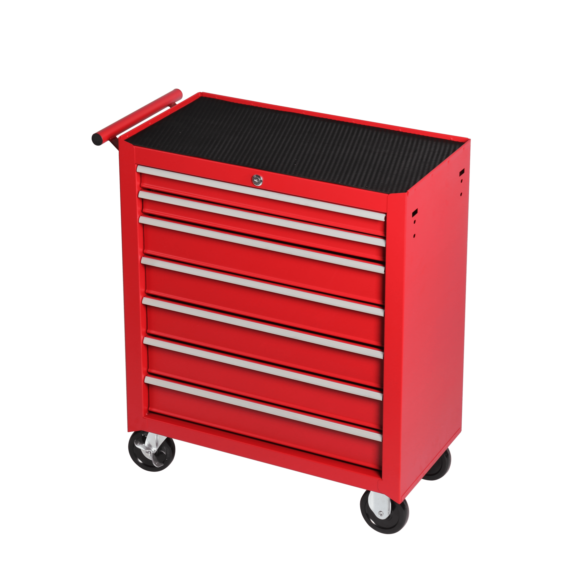 7 Drawer Garage Tool Cabinet Heavy Duty Steel Rolling Storage with Casters 31307 view 2