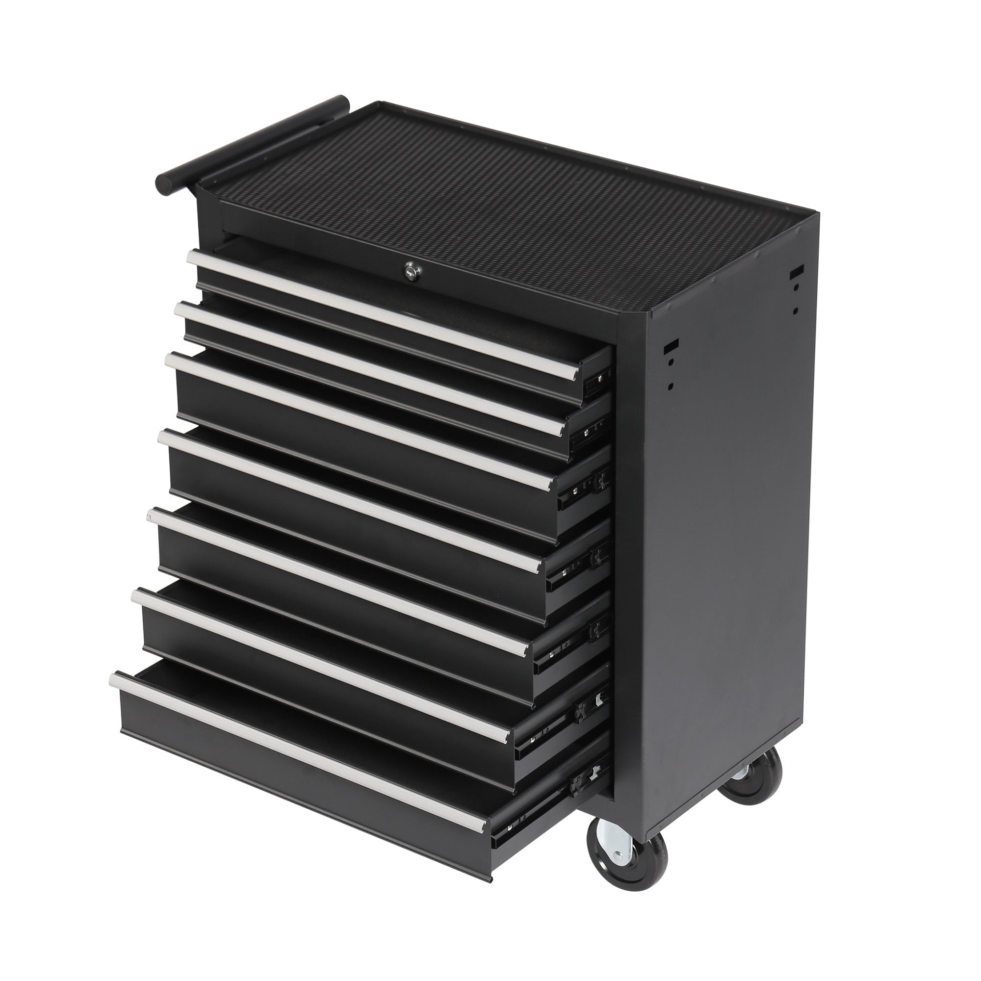 7 Drawer Garage Tool Cabinet Heavy Duty Steel Rolling Storage with Casters 31307 view 5