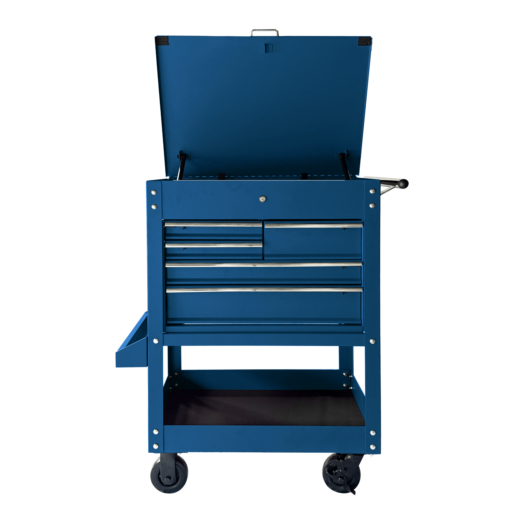 5 Drawer Heavy Duty Rolling Tool Cabinet Steel Garage Storage with Ball Bearing Slides view 3