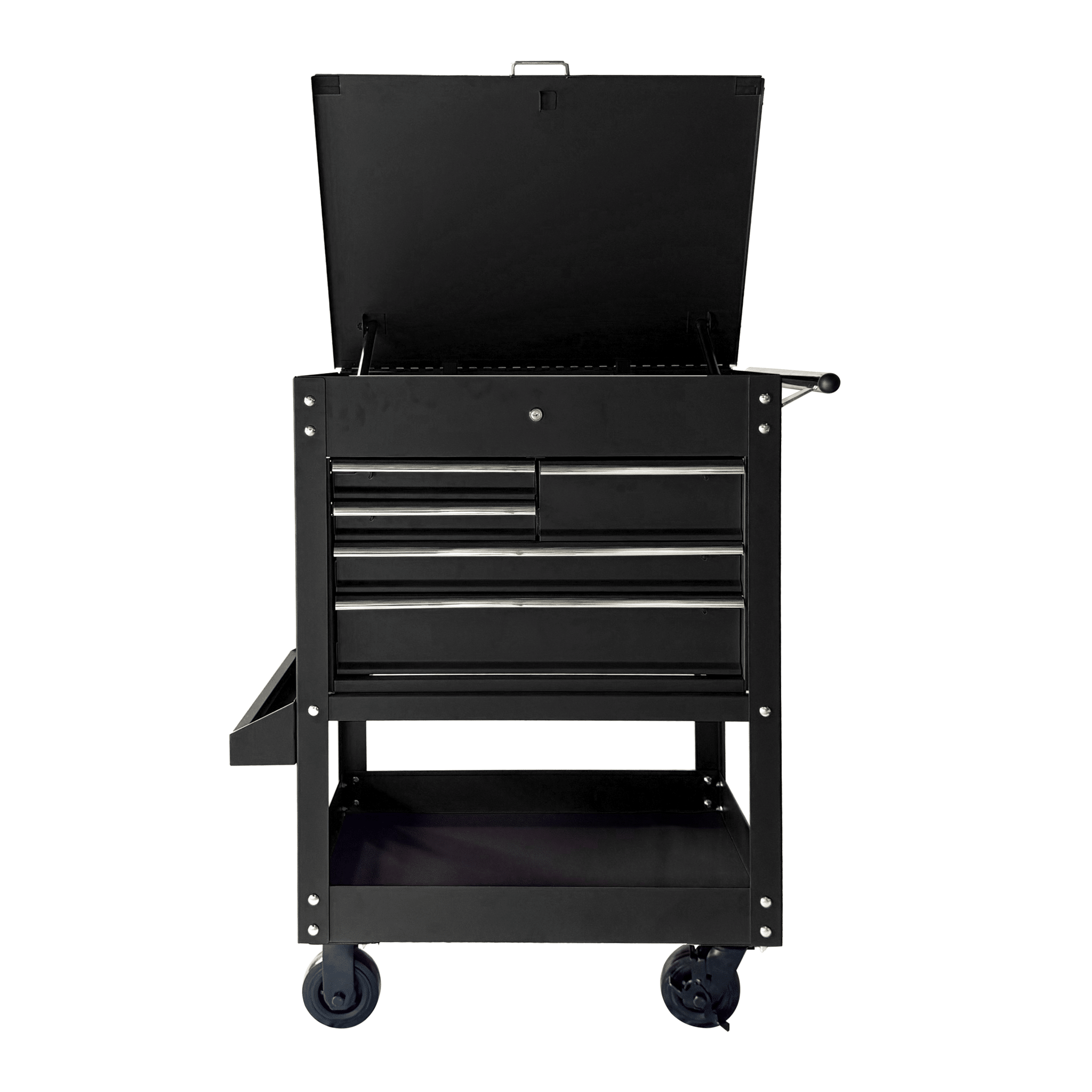 5 Drawer Heavy Duty Rolling Tool Cabinet Steel Garage Storage with Ball Bearing Slides view 1