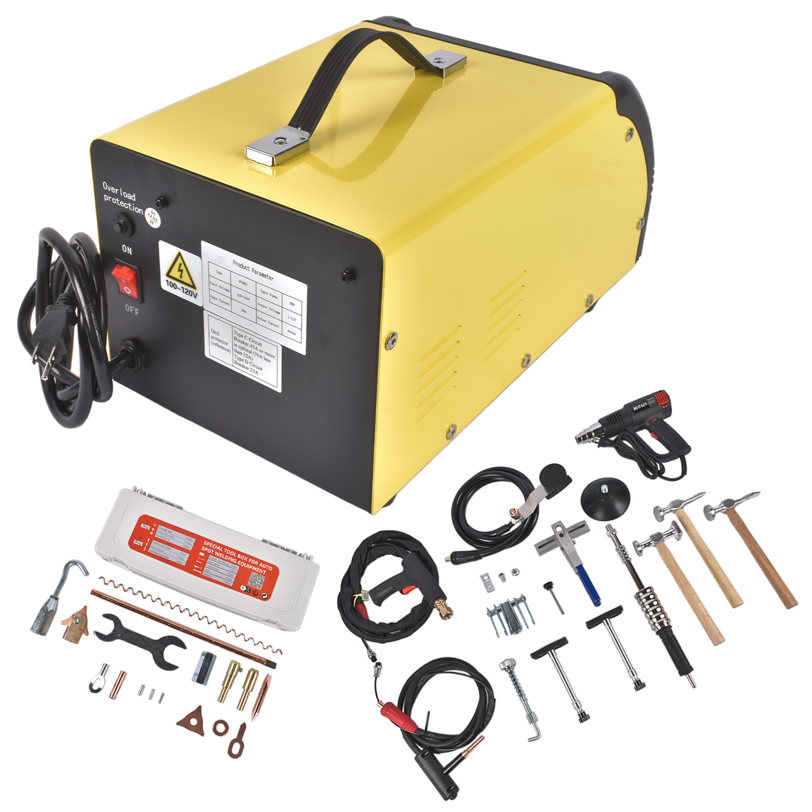Dual Pro Stud Welder Professional 110V 5KW Welder with Auto/Manual Welding and 10 Modes for view 7