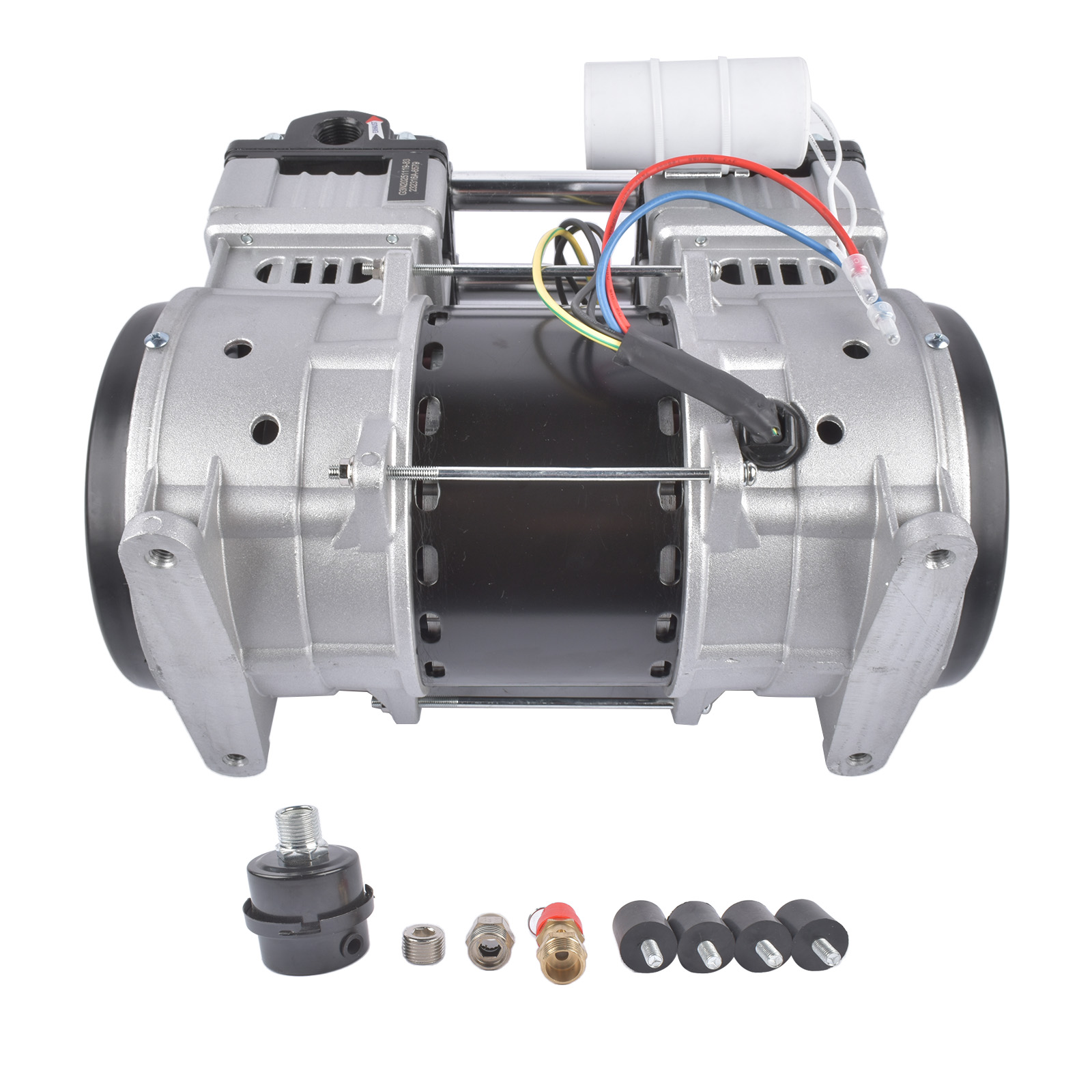 Electric Air Compressor SP-9421 2HP 220V Dual Piston 150PSI 6.40CFM Oil-Lube view 1