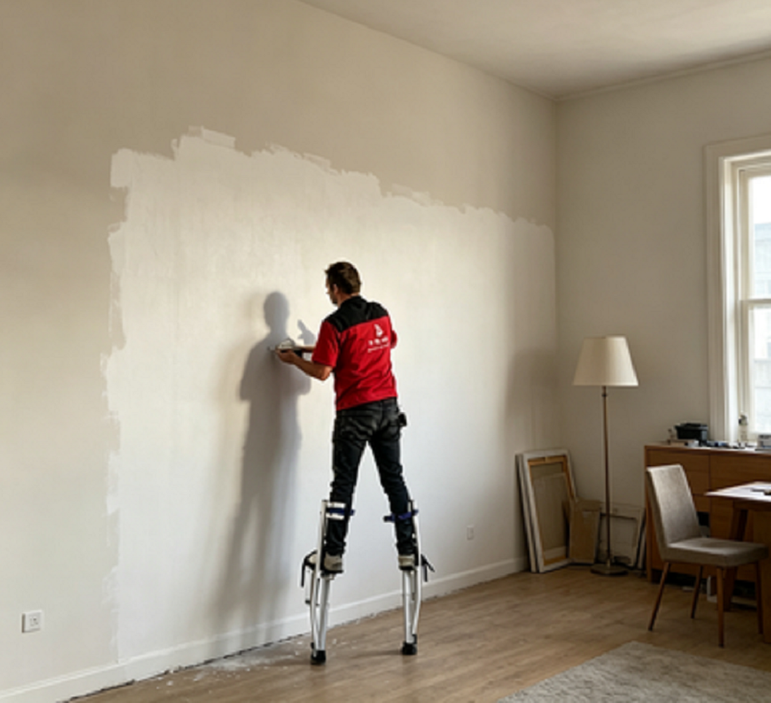 Adjustable Aluminum Painting Stilts 24-40 Inch Heavy Duty Stilt for Painting Picking Trimming view 3