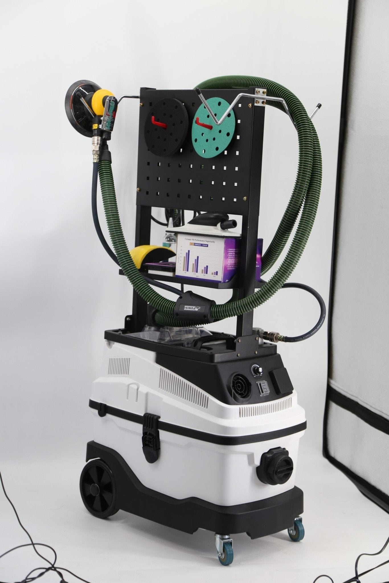 Autobody Sanding & Grinding Machine with Vacuum – Dust-Free Dry Sanding System 1226G3 – Paint & Body Repair view 5