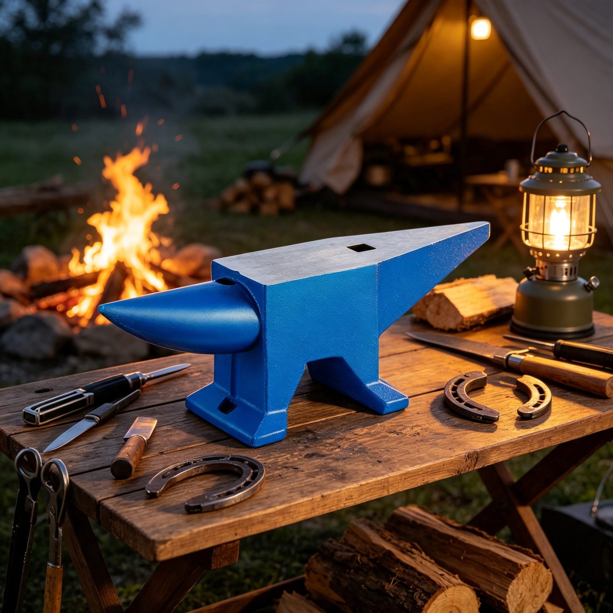 44 lb Single-Horn Steel Anvil view 4