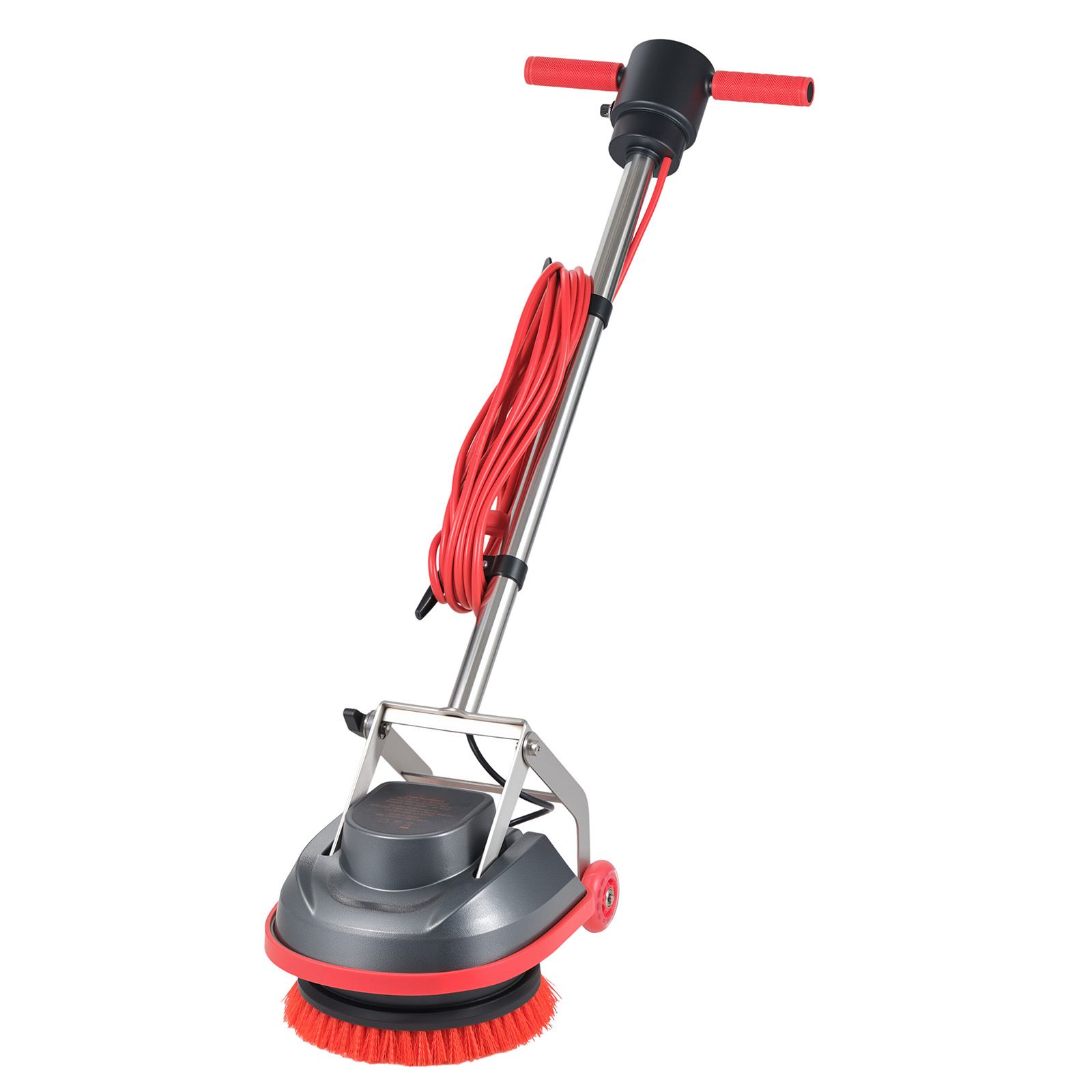 Floor Scrubber Machine, Heavy Duty Floor Cleaner Polisher with 2 Wheels view 8
