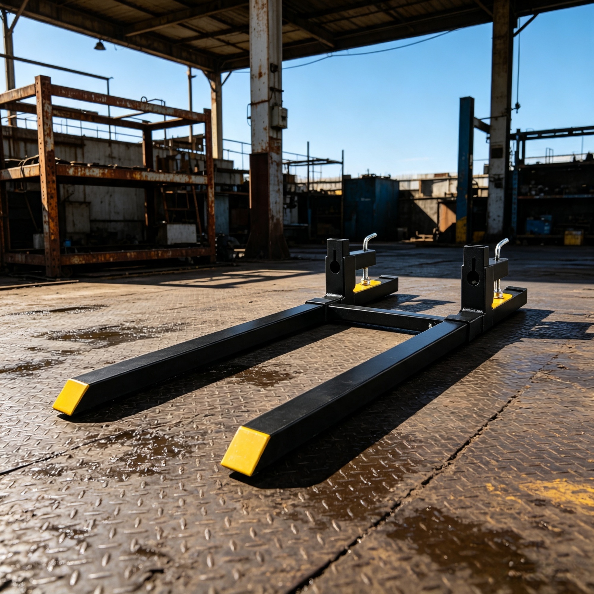 2,000 lb Clamp-On Tractor Pallet Forks view 4