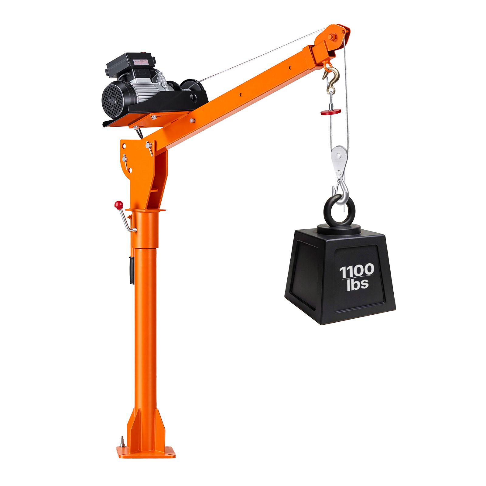 Electric Truck Crane, 1100 Lbs Pickup Truck Crane with PA800 Electric Hoist view 8