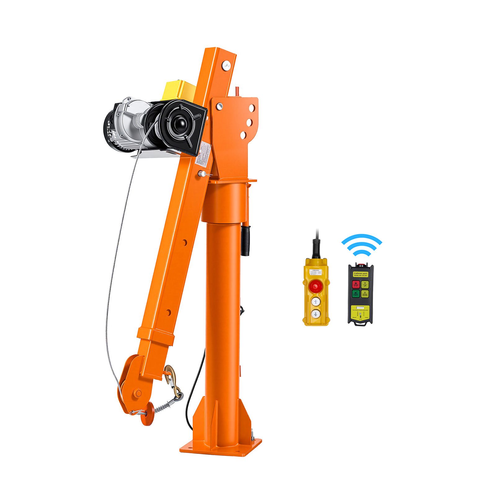 Electric Truck Crane, 2200 Lbs Pickup Truck Crane with 2200 LBS Electric Hoist view 1