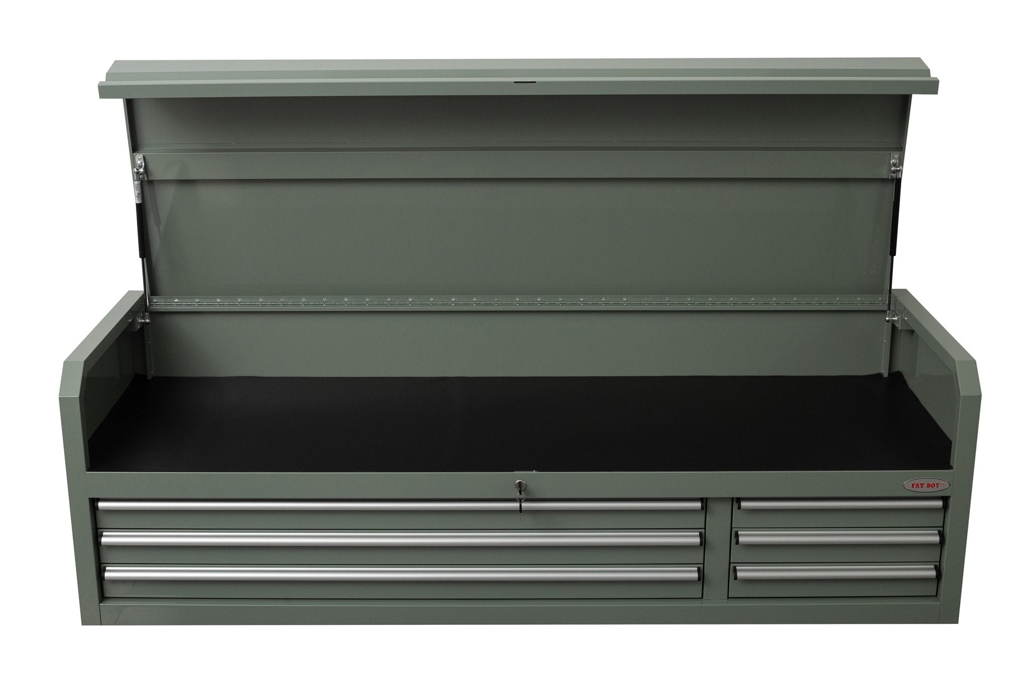 Fatboy 72″ Upper Tool Chest – Heavy-Duty 6 Drawer Steel Tool Storage Cabinet with Flip-Up Lid view 7
