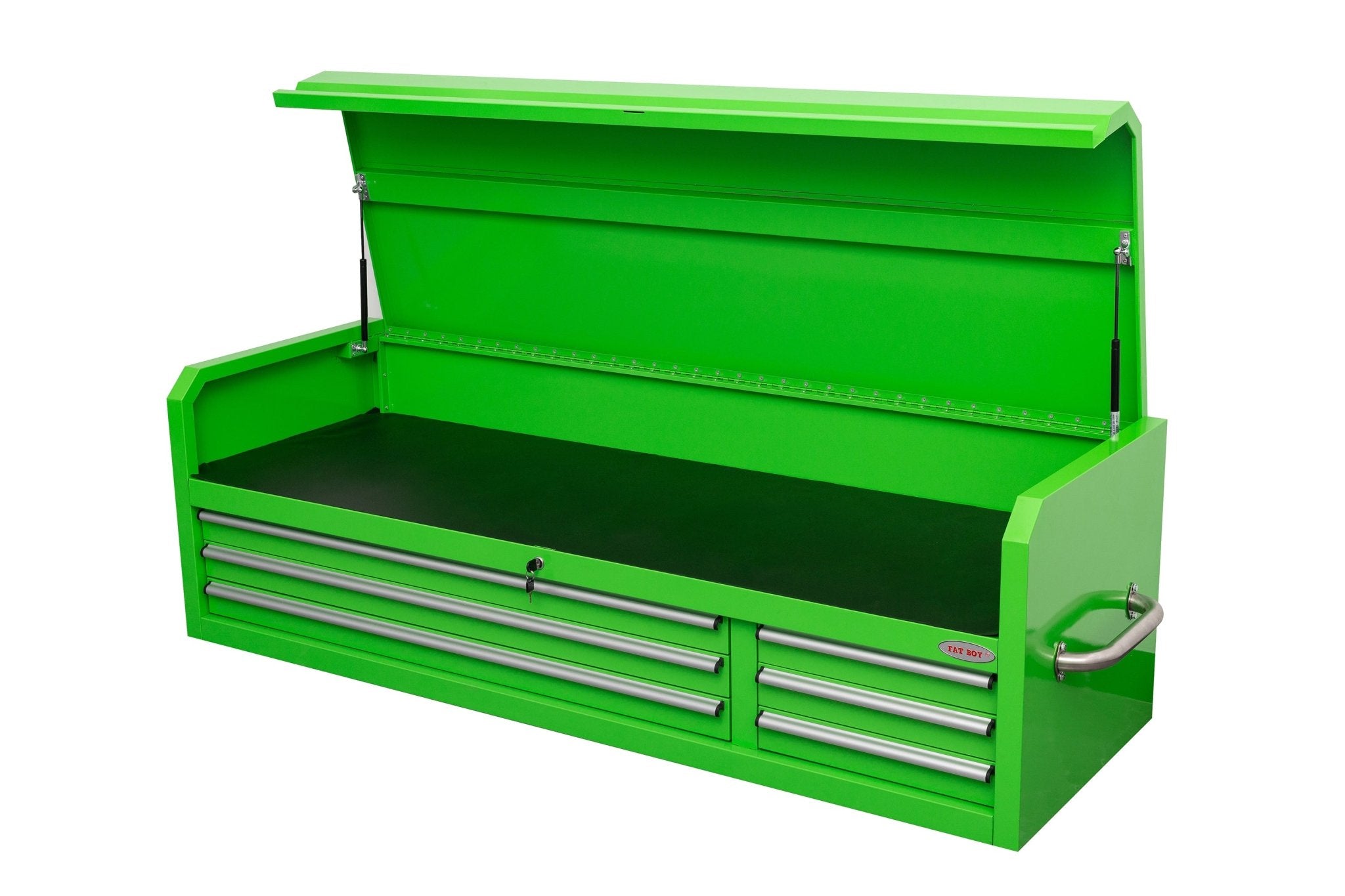Fatboy 72″ Upper Tool Chest – Heavy-Duty 6 Drawer Steel Tool Storage Cabinet with Flip-Up Lid view 2