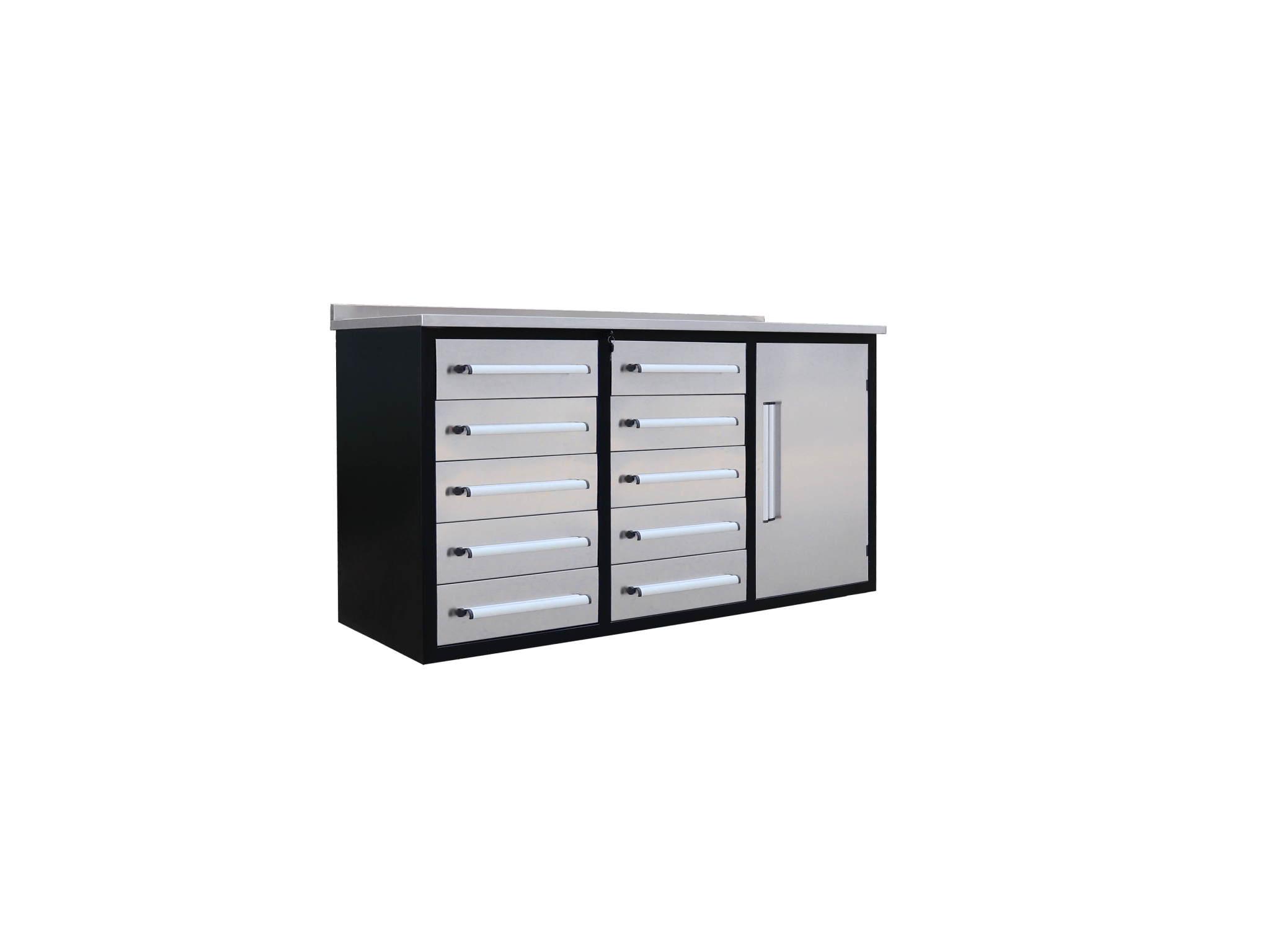 Heavy-Duty 5.5FT Steel Workbench – 10 & 15 Drawer Tool Bench with Locks & EVA Liners view 3