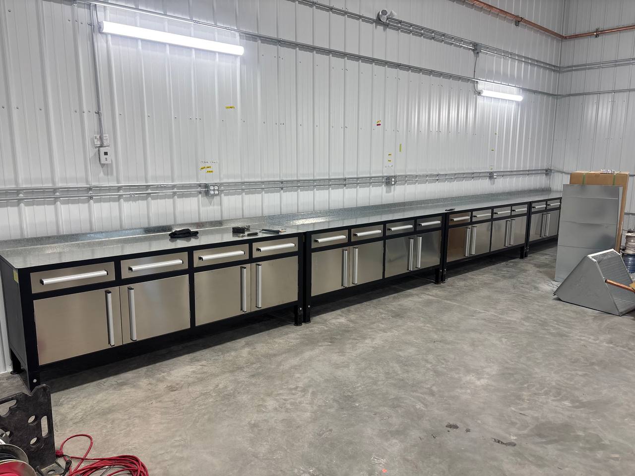 Heavy-Duty Steel Welding Table & Tool Bench – Industrial Workbench with Storage Drawers view 8