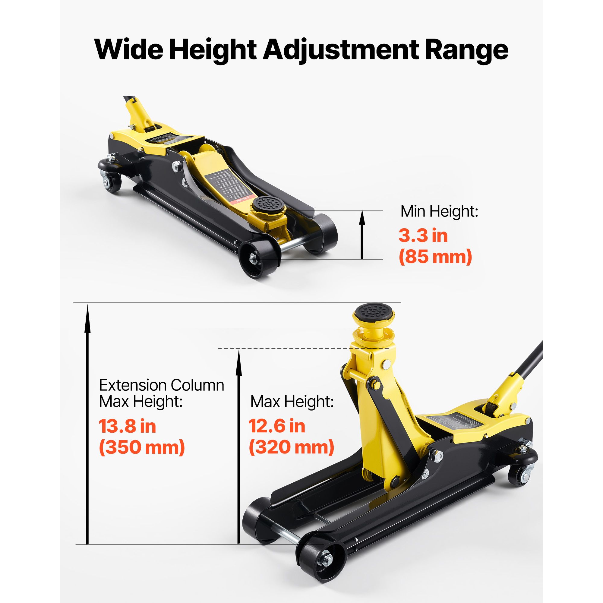 Low Profile Floor Jack, 2.5 Ton (5512 Lbs) Capacity view 4