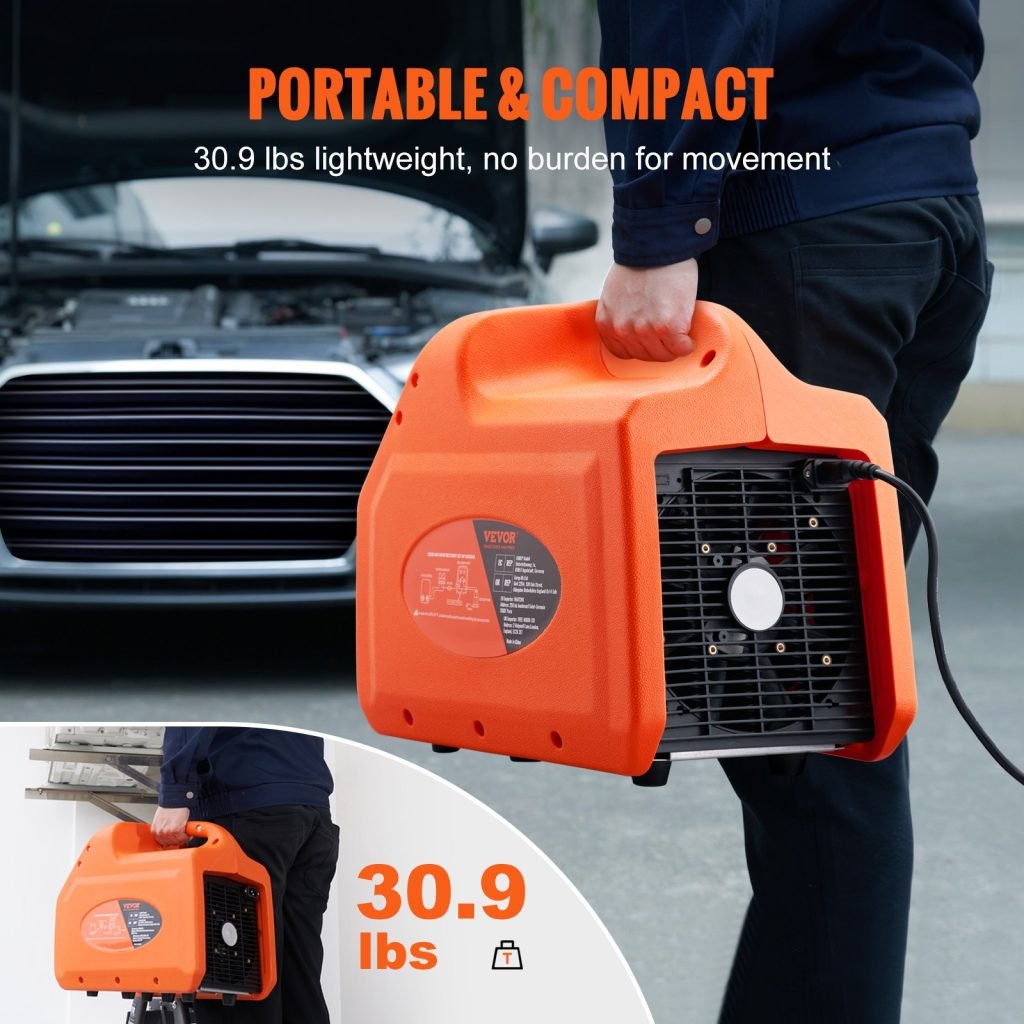 1 HP Dual Cylinder AC Refrigerant Recovery Machine – High-Efficiency HVAC Recovery Unit 628529 view 6