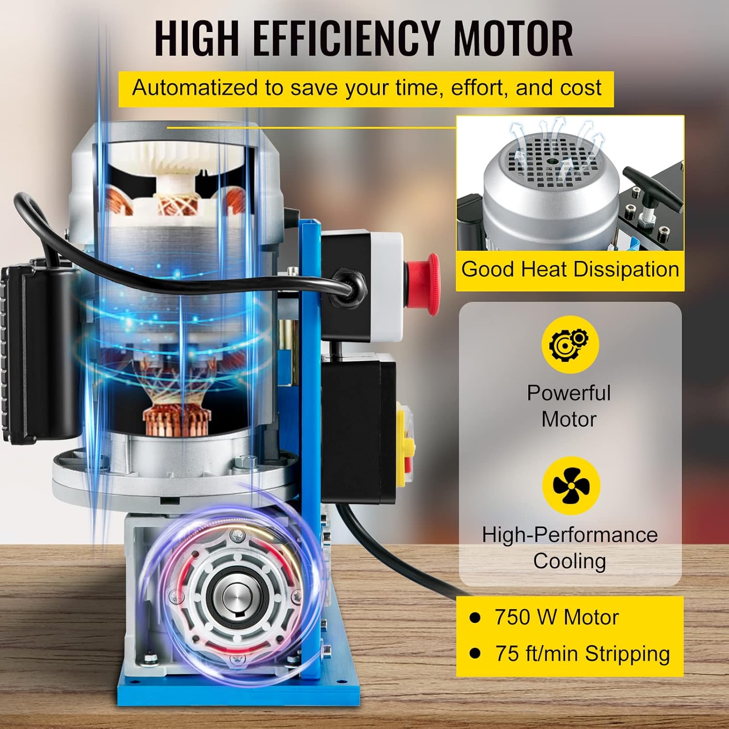 11-Channel Automatic Wire Stripping Machine – Strips.06″ to 1.5″ Cables 215543 view 2