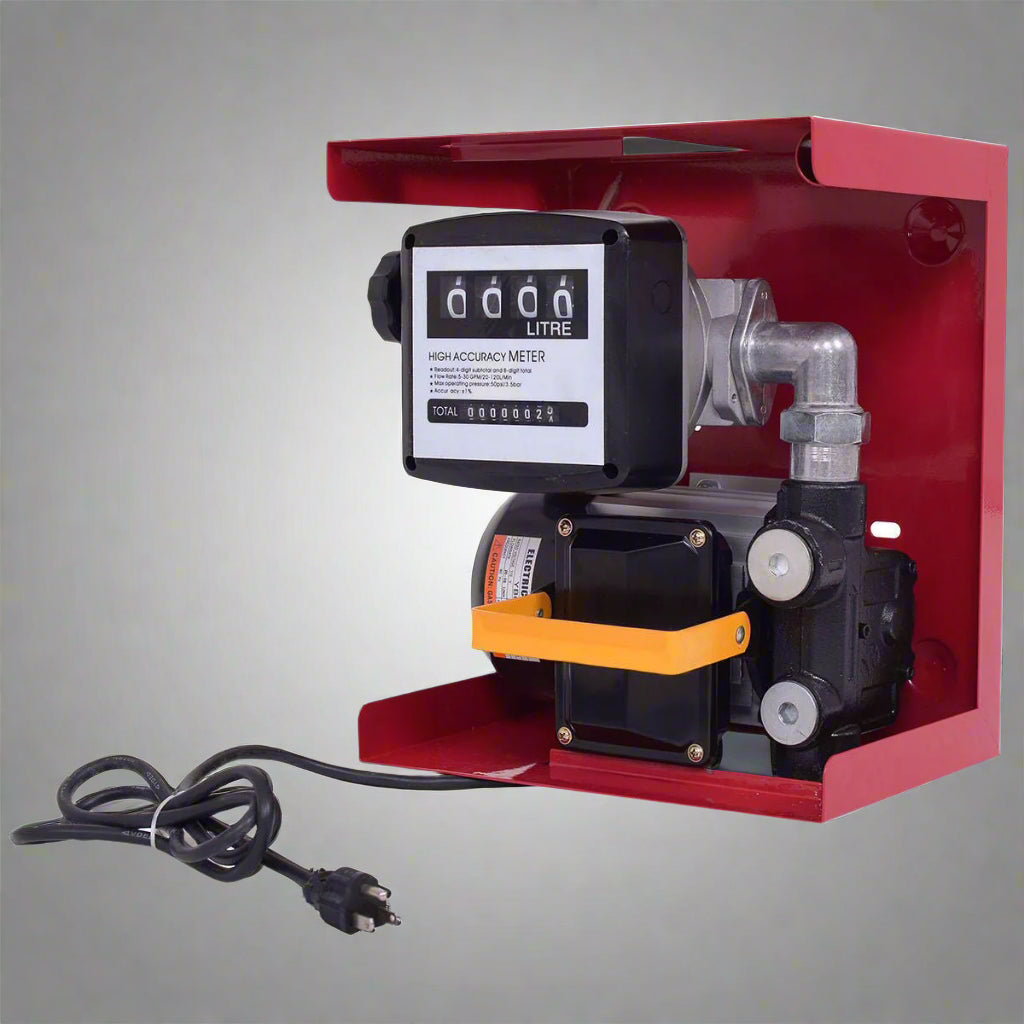 110V Diesel Fuel Transfer Pump with Digital Meter – 60L/Min Flow Rate view 3