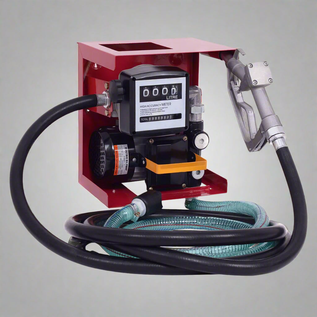 110V Diesel Fuel Transfer Pump with Digital Meter – 60L/Min Flow Rate