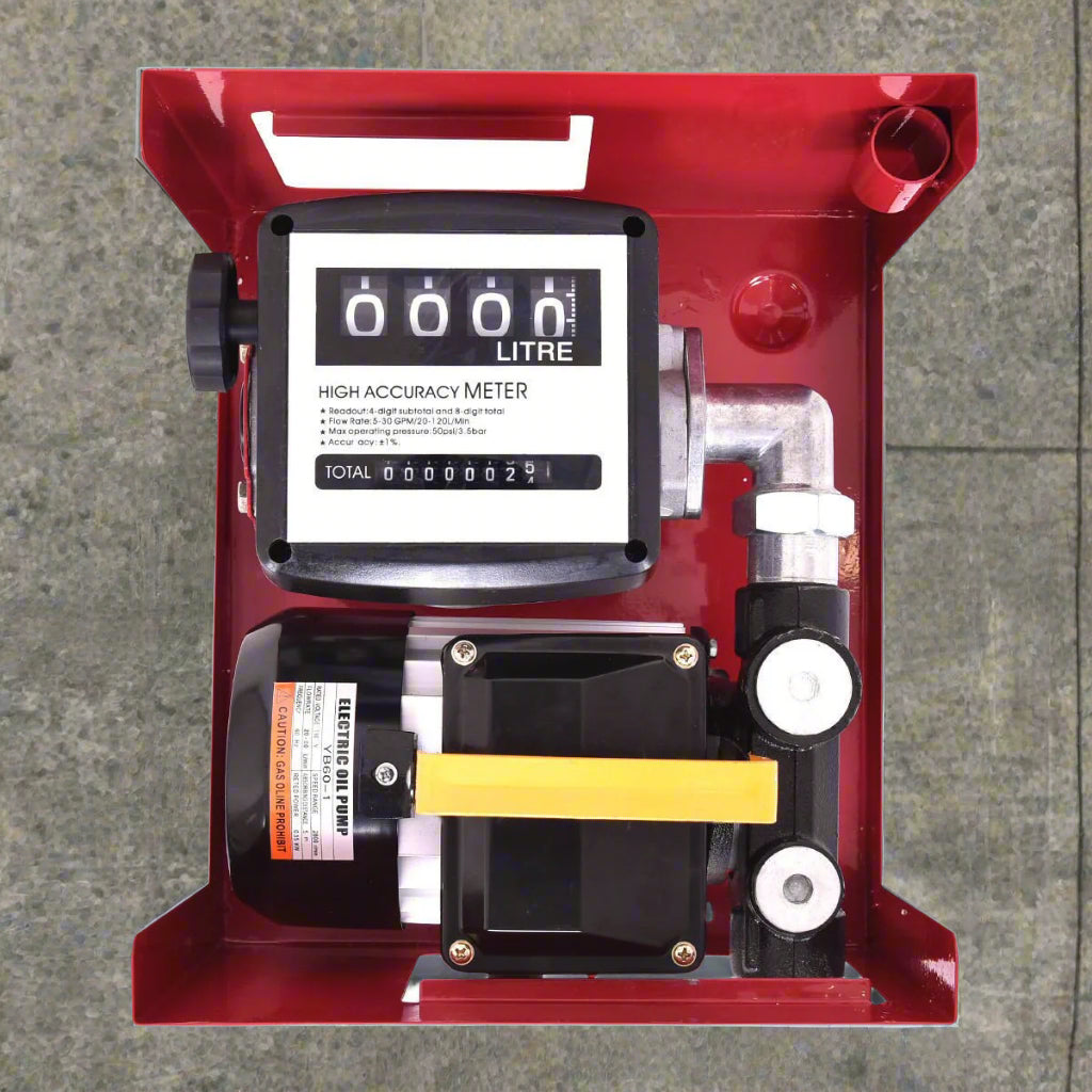 110V Diesel Fuel Transfer Pump with Digital Meter – 60L/Min Flow Rate view 4