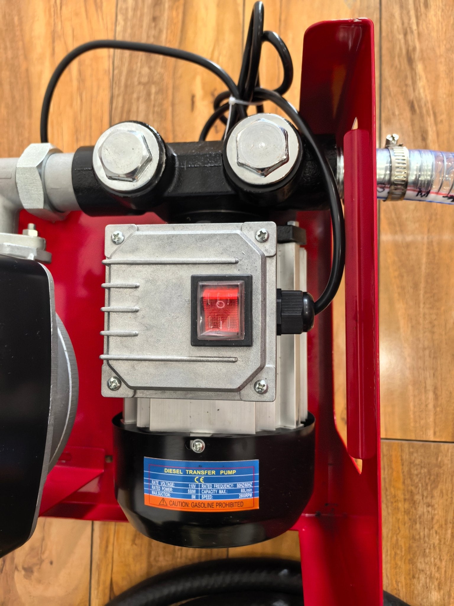 110V Diesel Fuel Transfer Pump with Digital Meter – 60L/Min Flow Rate view 2