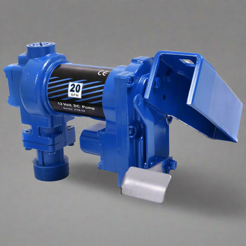 12V 20GPM Gas & Diesel Fuel Transfer Pump – Heavy-Duty Cast Iron view 4